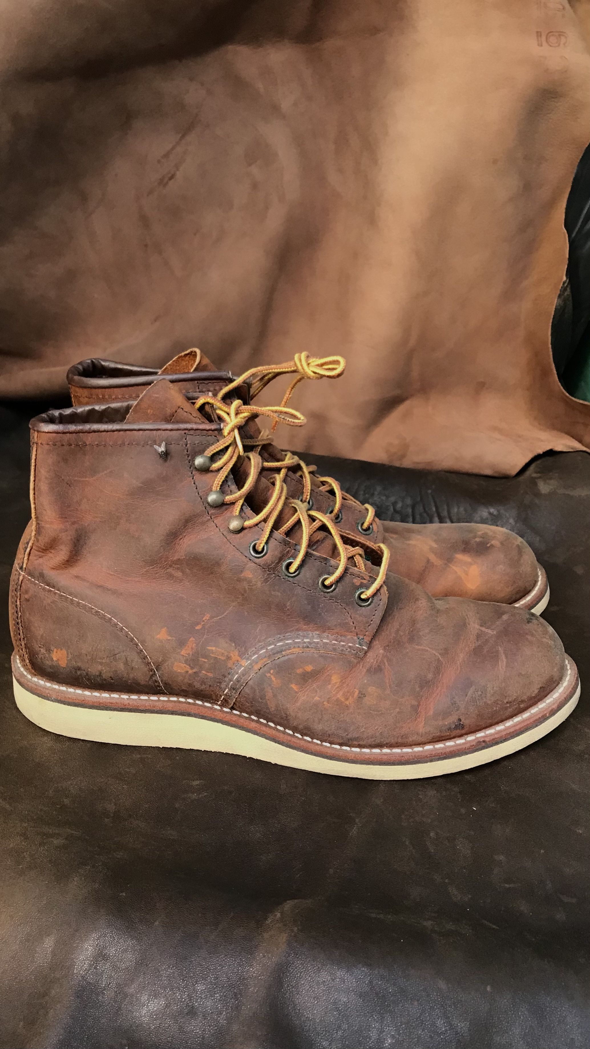 Red Wing RED WING made in USA ROVER BOOTS oiled leather copper Size US 10.5 / EU 43-44 - 5 Thumbnail