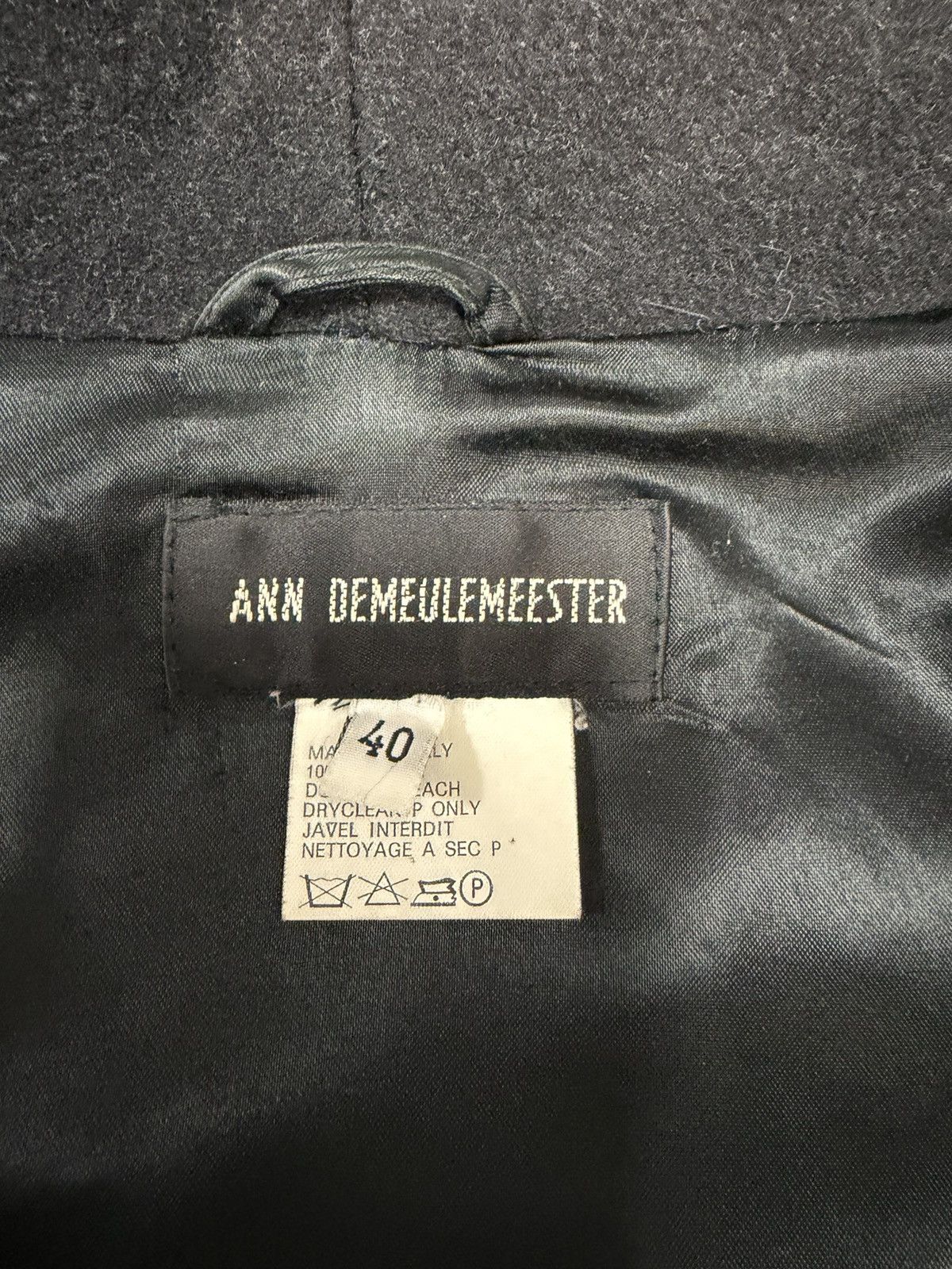 Ann Demeulemeester Ann Demeulemeester Corset Wool Coat / Archive Piece Size S / US 4 / IT 40 - 9 Thumbnail