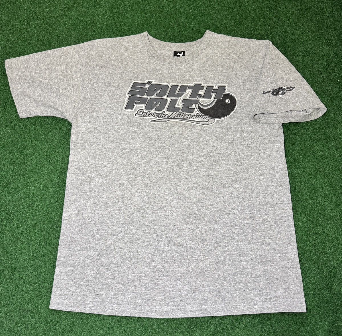 Southpole × Vintage Vtg 90s South Pole GRAIL Yin Yang 8 Ball Hip Hop T Shirt Size US XXL / EU 58 / 5 - 1 Thumbnail