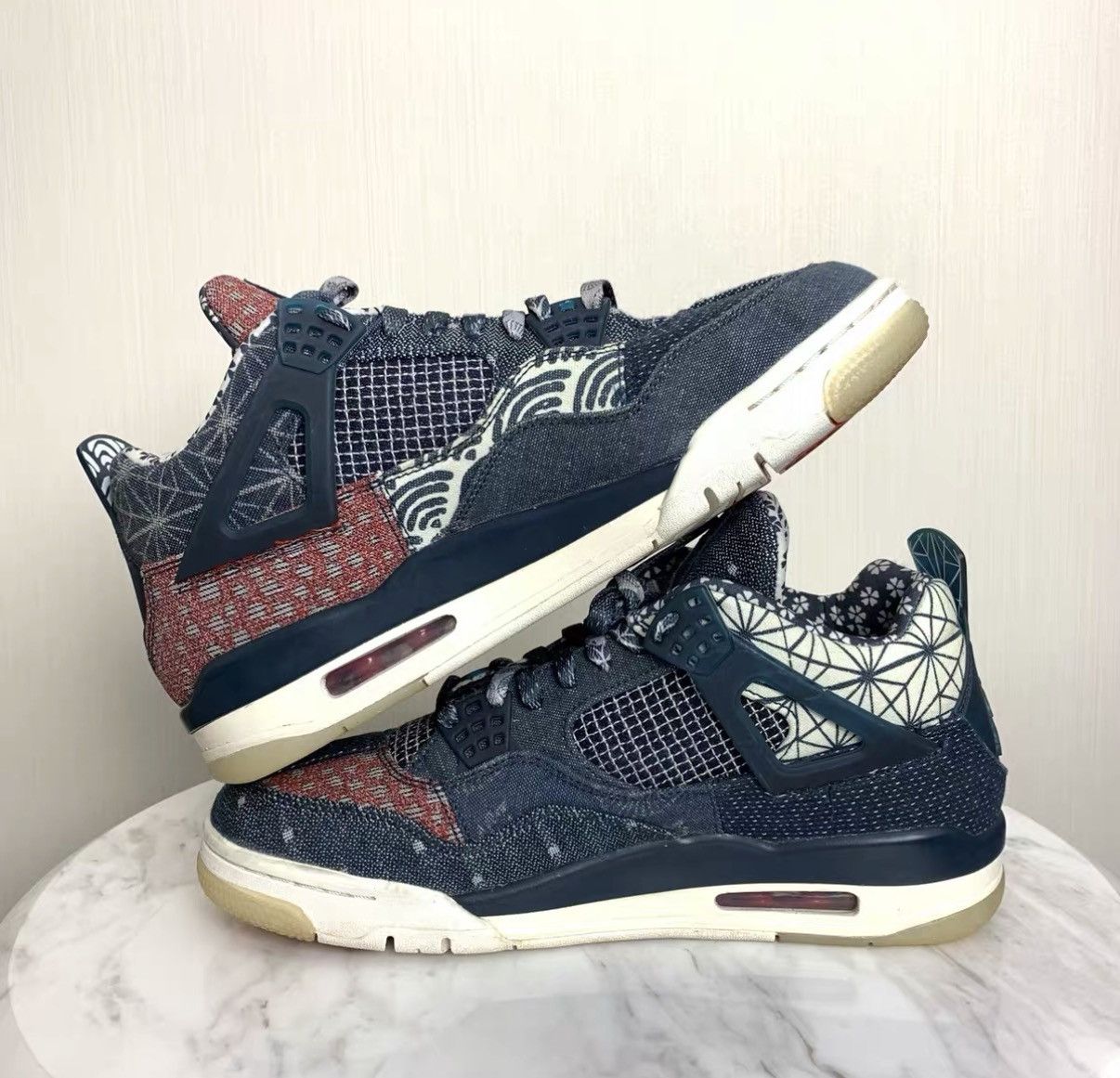 Jordan Brand Air Jordan 4 Sashiko Mid J42 Size US 10 / EU 43 - 8 Thumbnail