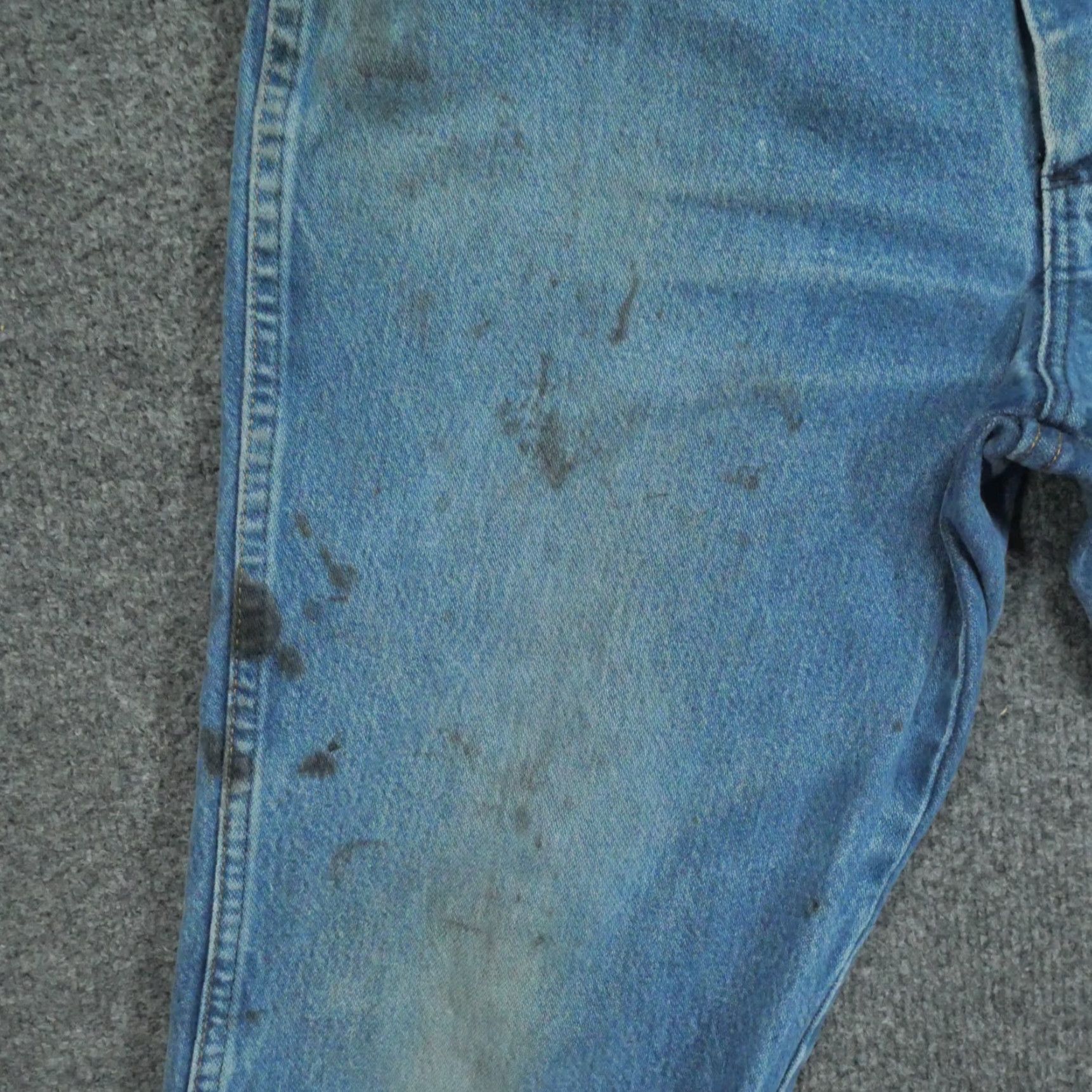 Wrangler VINTAGE Wrangler Jeans Mens 34x27 Blue Pants Faded Distressed Grunge 936PWD Size US 34 / EU 50 - 3 Thumbnail