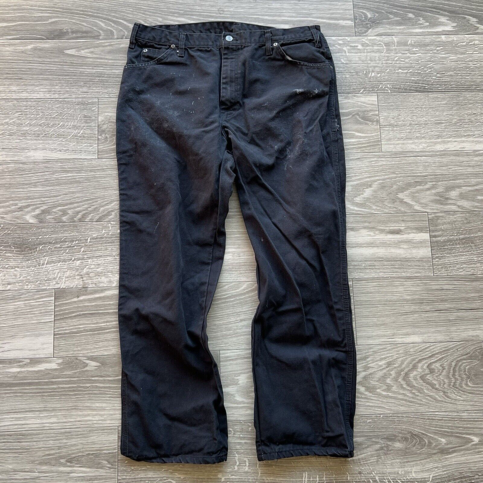 Dickies Dickies Carpenter Pants Mens 36x30 Black Emo Grunge Canvas Size US 36 / EU 52 - 5 Thumbnail
