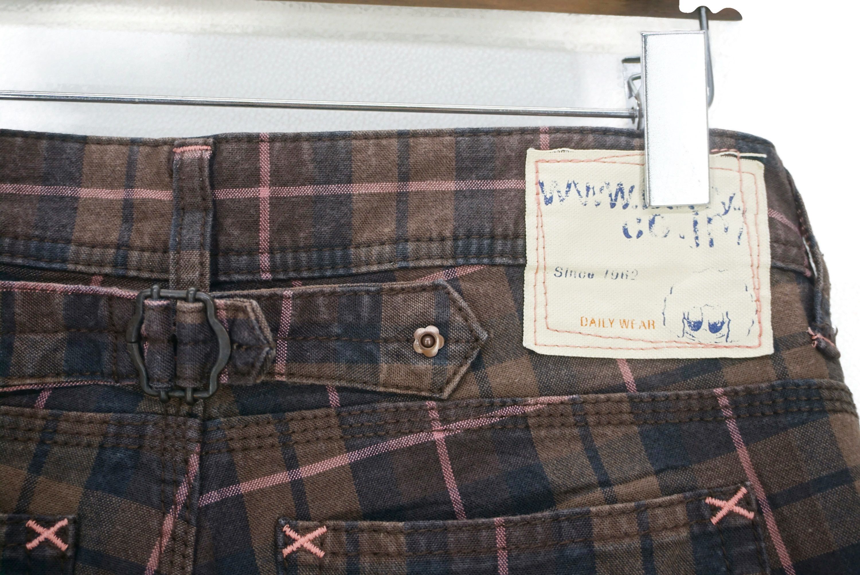 Japanese Brand Betty Smith Pants Size W30xL28 Tartan Workwear Dungarees Size 27" / US 4 / IT 40 - 8 Thumbnail