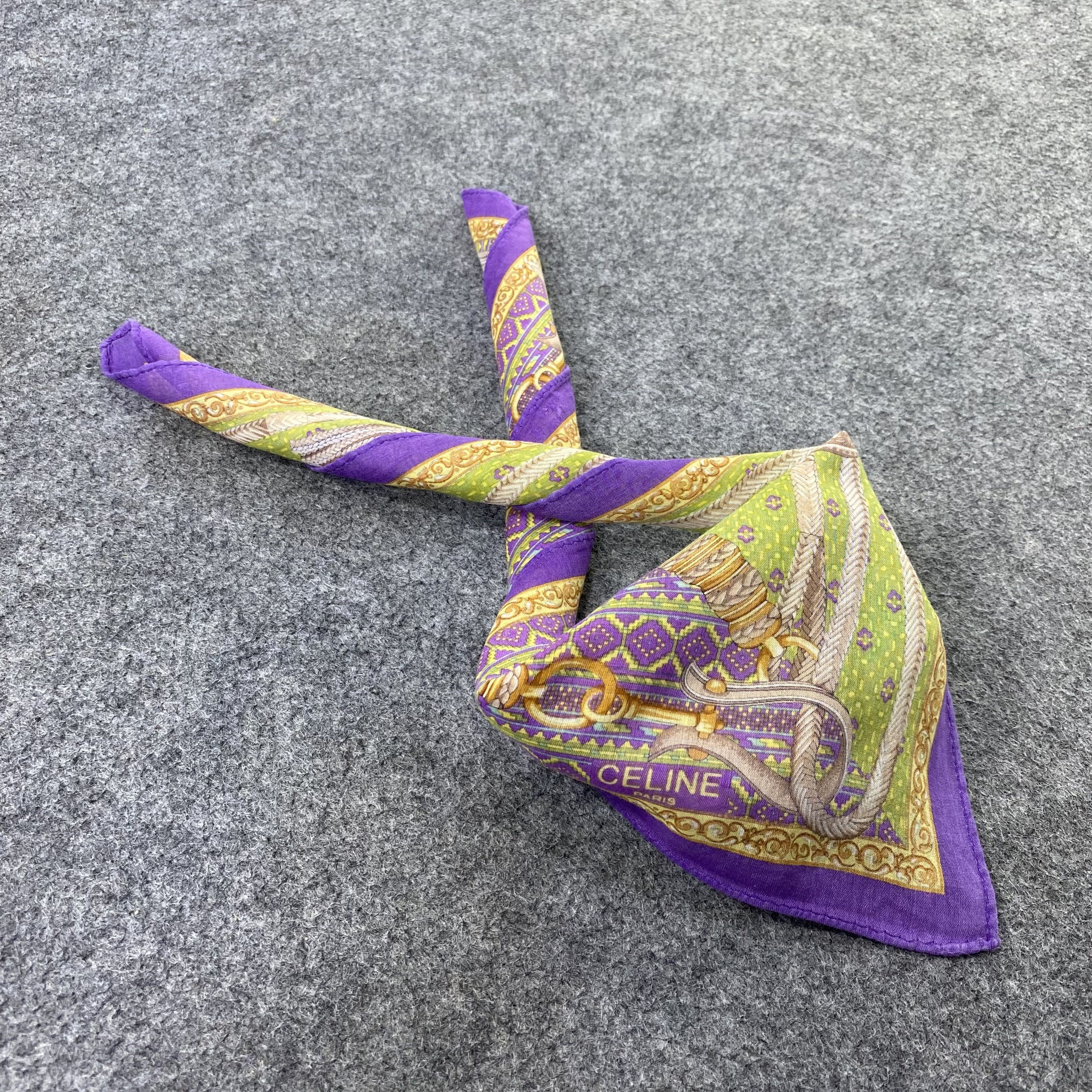 Celine Celine Handkerchief Neckerchief Bandana-B1744 Size ONE SIZE - 1 Thumbnail