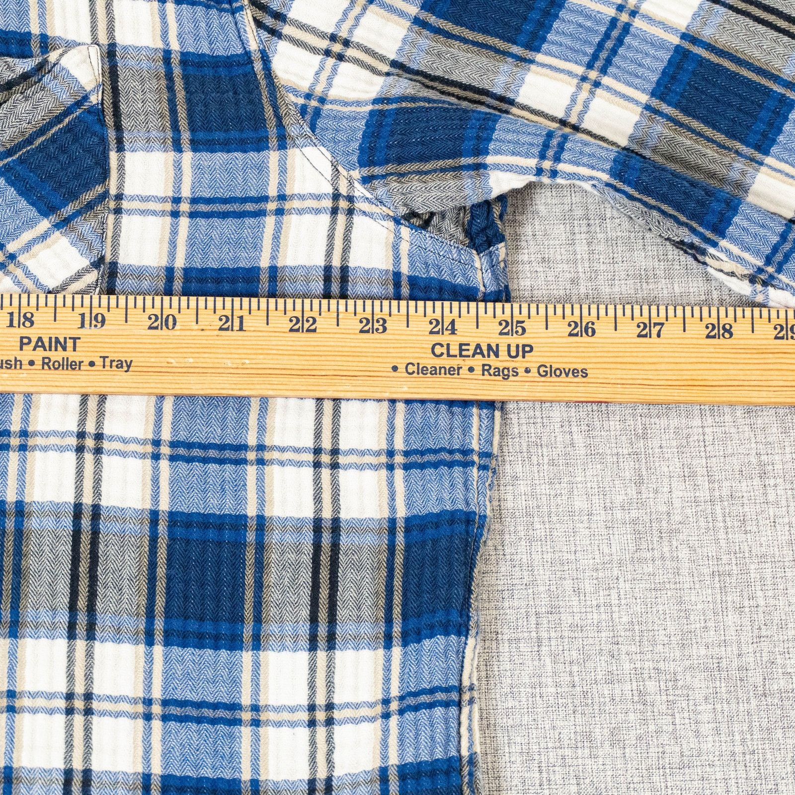 Rag & Bone Rag & Bone NY Fit 3 Button up Shirt Blue Plaid cotton 2XL Size US XXL / EU 58 / 5 - 8 Thumbnail