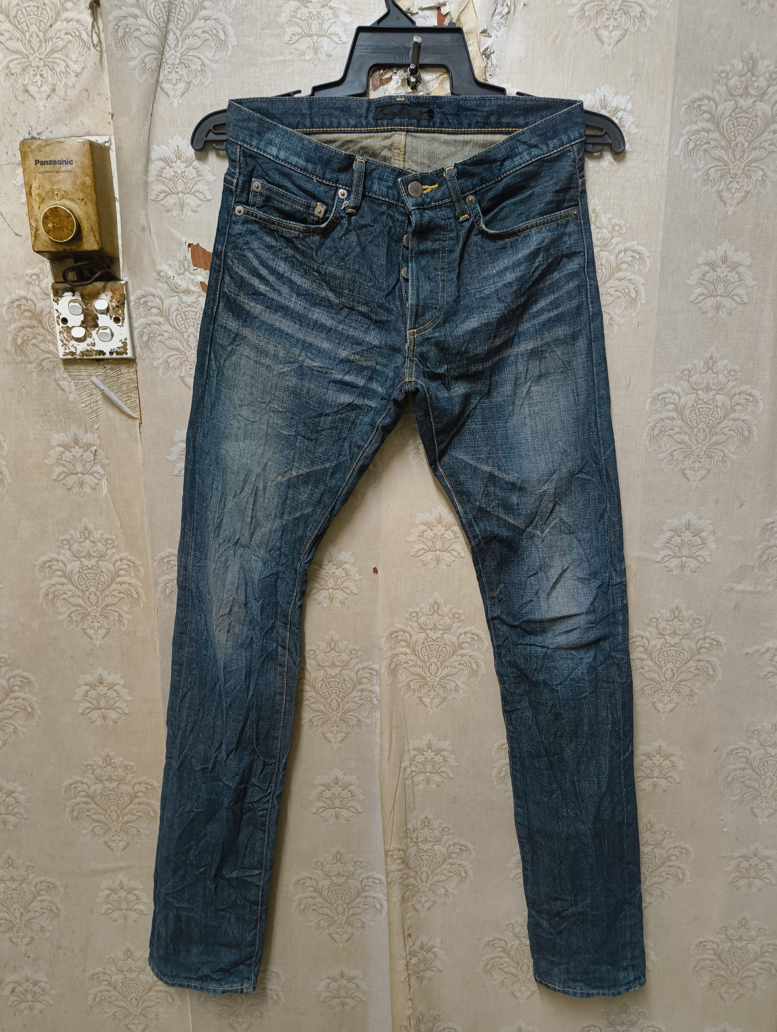 Japanese Brand × Lithium LITHIUM HOMME JEANS JAPAN SLIM FIT Size US 31 - 9 Thumbnail