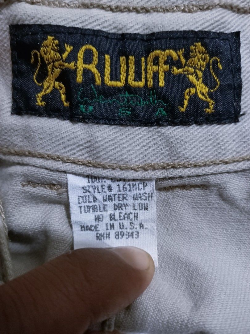 Vintage Vintage 90s ruuff Wentworth big baggy jeans x streetwear Size US 32 / EU 48 - 4 Thumbnail