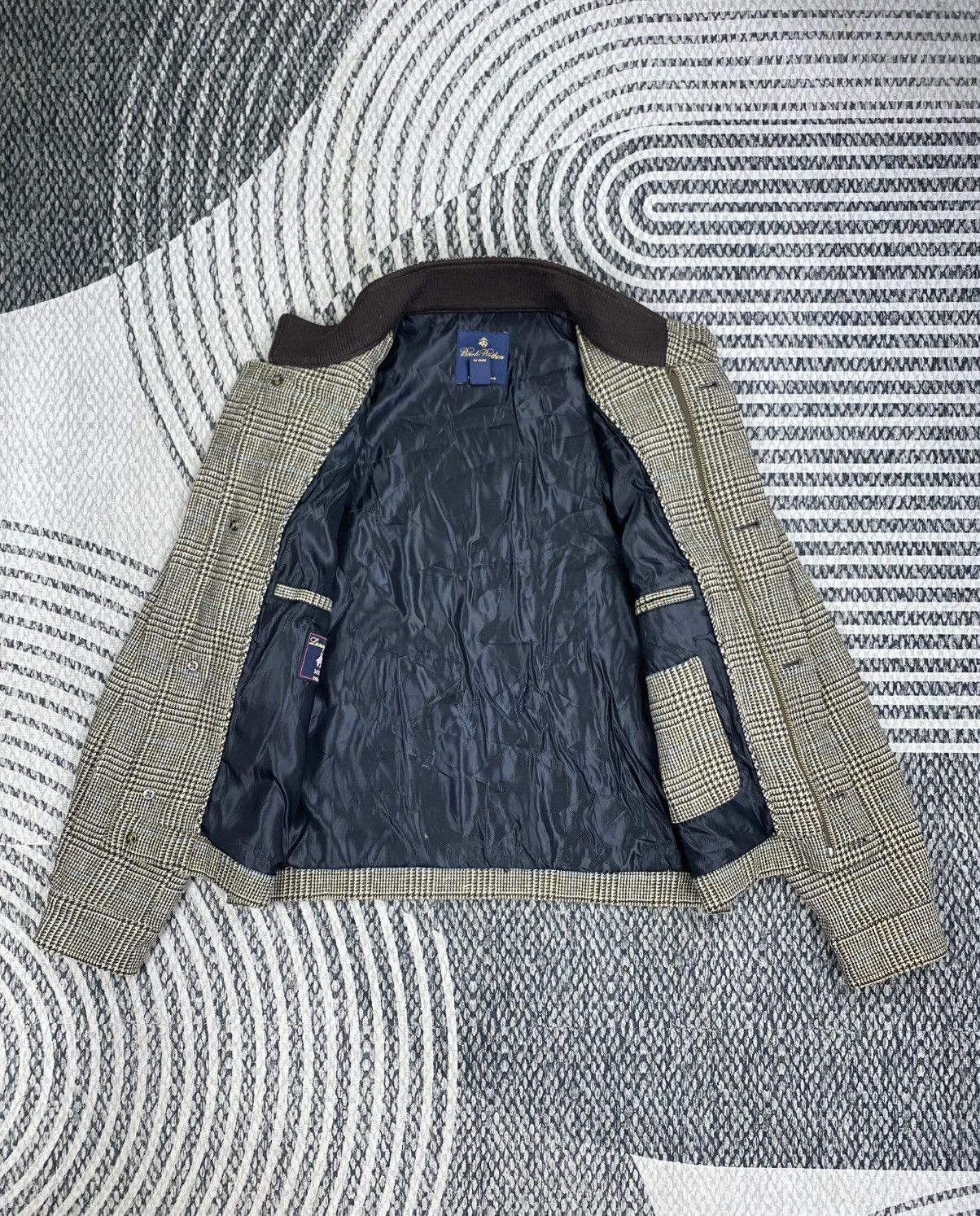 Brooks Brothers Vintage Brooks Brothers Plaid Wool Zipper Jacket Size US M / EU 48-50 / 2 - 6 Thumbnail