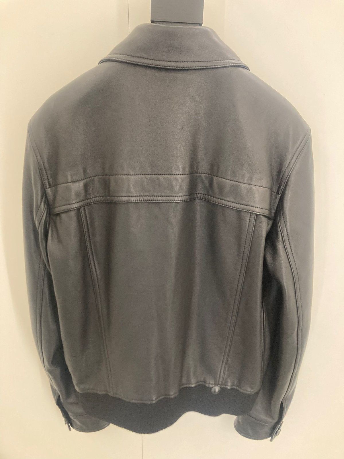 Saint Laurent Paris Saint laurent lambskin leather jacket size 48 Size US M / EU 48-50 / 2 - 2 Thumbnail