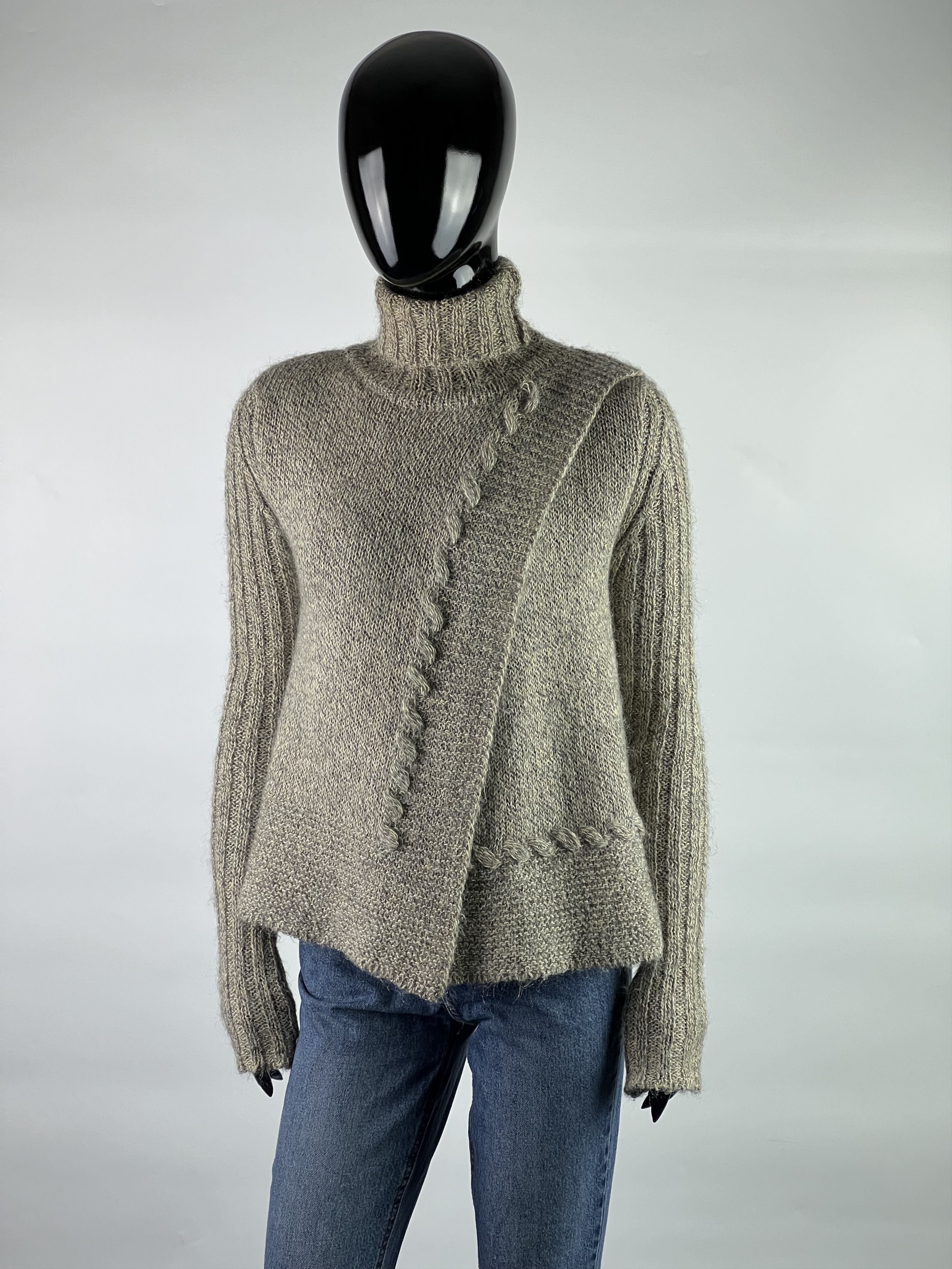 Scanlan Theodore Scanlan Theodore Wool Mohair Turtleneck Sweater Size S/M Size S / US 4 / IT 40 - 1 Thumbnail