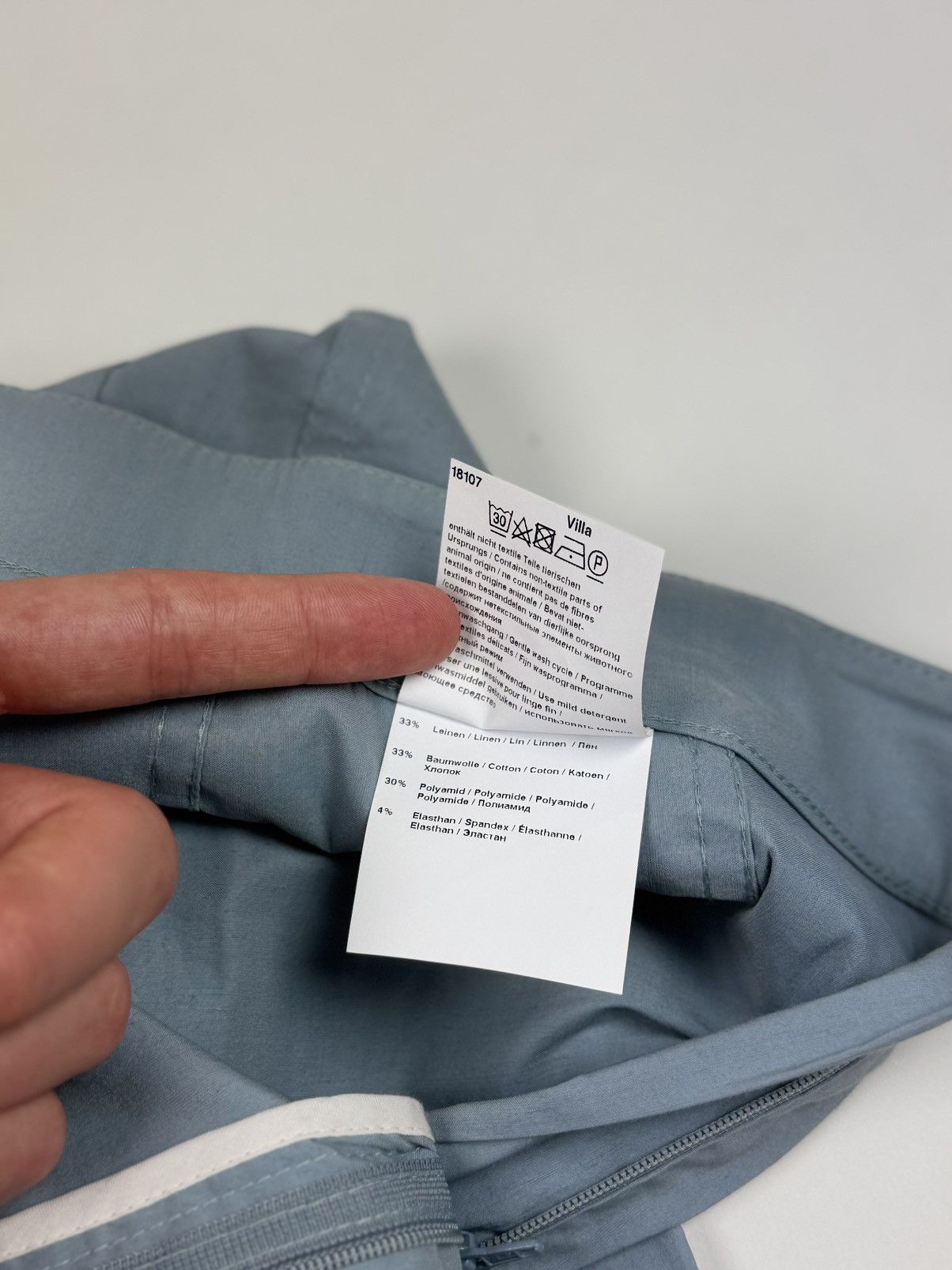 Annette Gortz Annette Gortz Linen Blue Pants Size 24" / US 00 / IT 34 - 9 Thumbnail