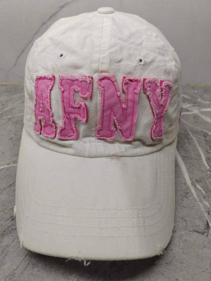 Japanese Brand Vintage AFNY Distressed Style Cap Hat Size ONE SIZE - 2 Thumbnail