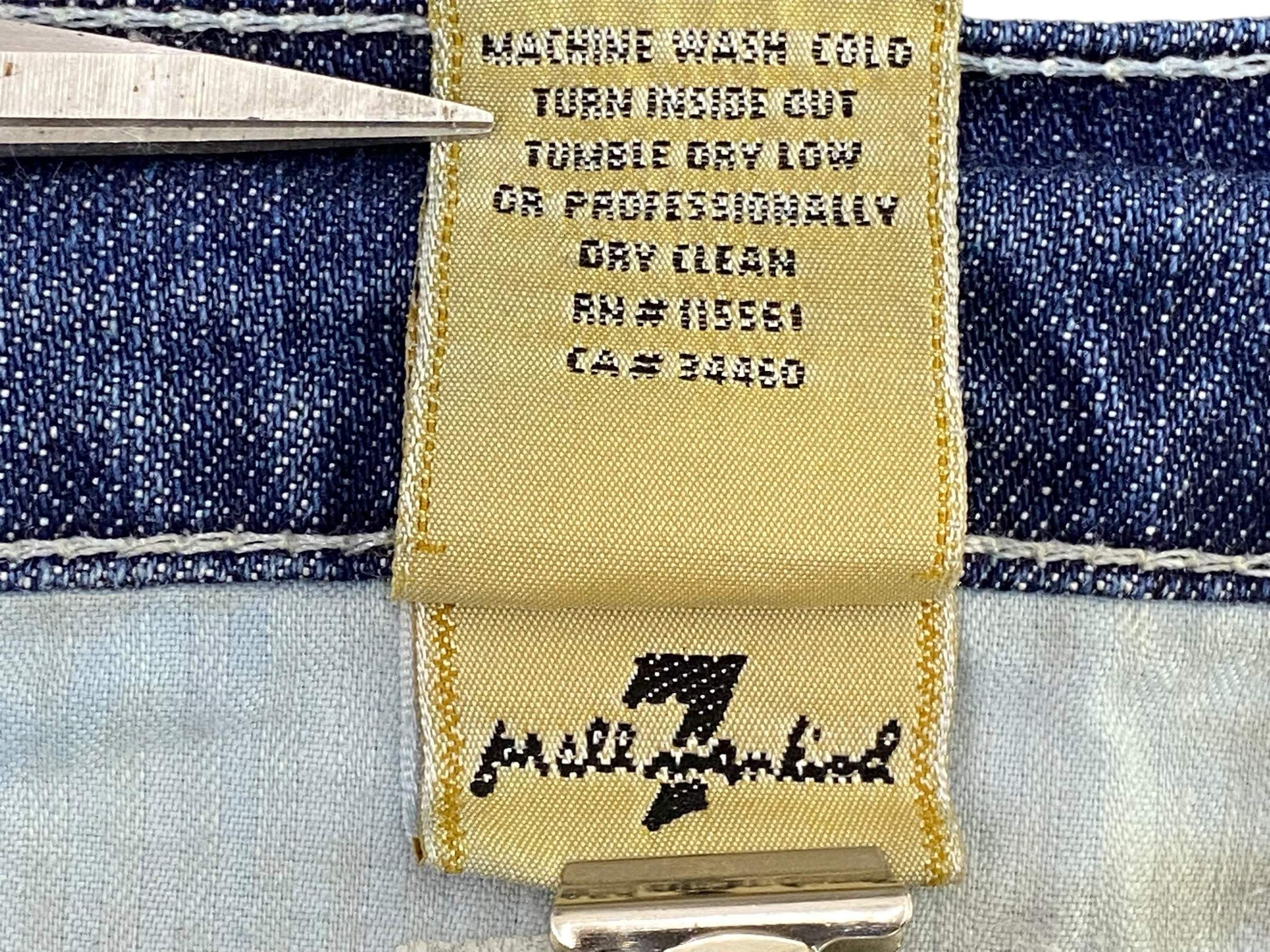 7 For All Mankind × Japanese Brand 7 for all mankind Flare Jeans Size 28" / US 6 / IT 42 - 10 Thumbnail