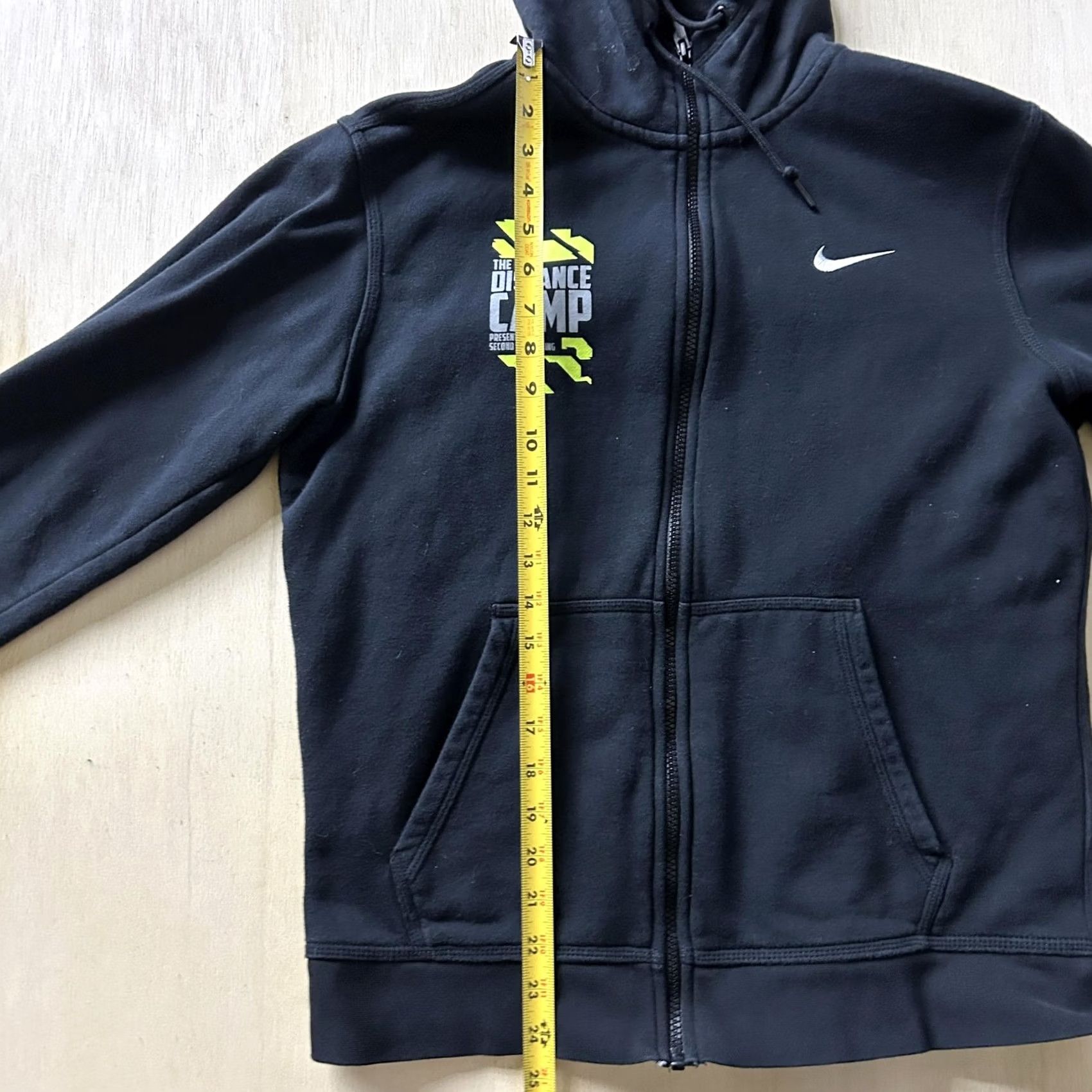 Nike Nike Hoodie Mens Medium Black Fleece Full Zip Distance Camp Racing Sweatshirt Size US M / EU 48-50 / 2 - 6 Thumbnail