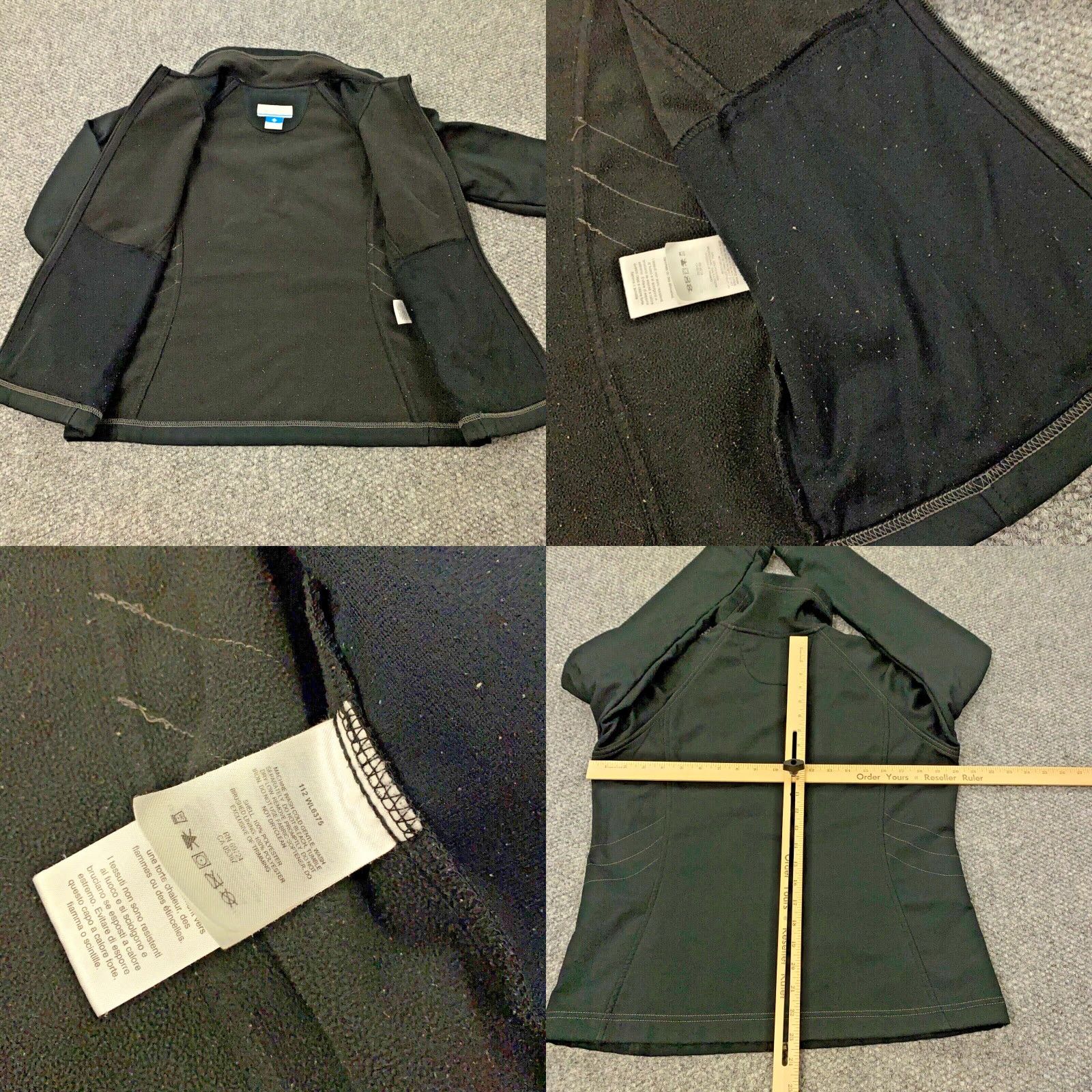 Vintage Columbia Jacket Womens Medium Black Performance Fleece Full Zip Omni Shield Size M / US 6-8 / IT 42-44 - 8 Thumbnail