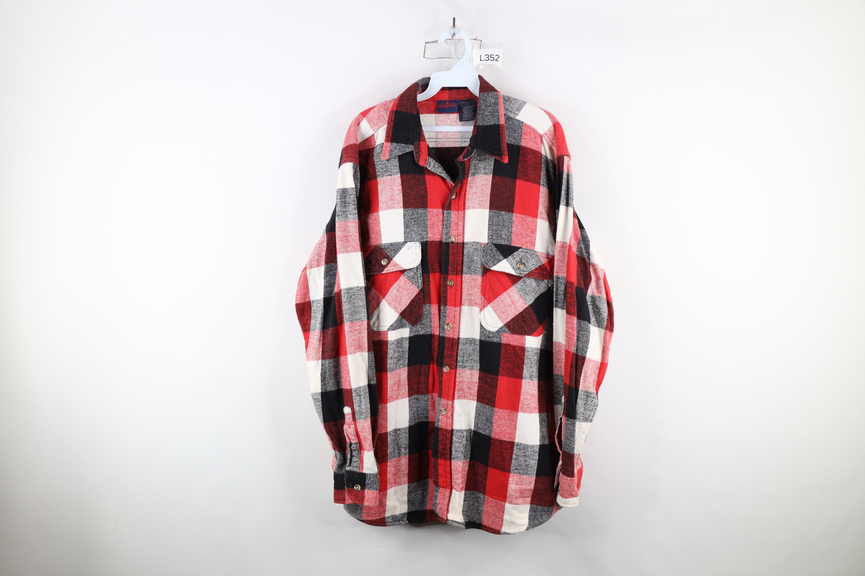 Vintage 90s Streetwear Heavyweight Flannel Button Shirt