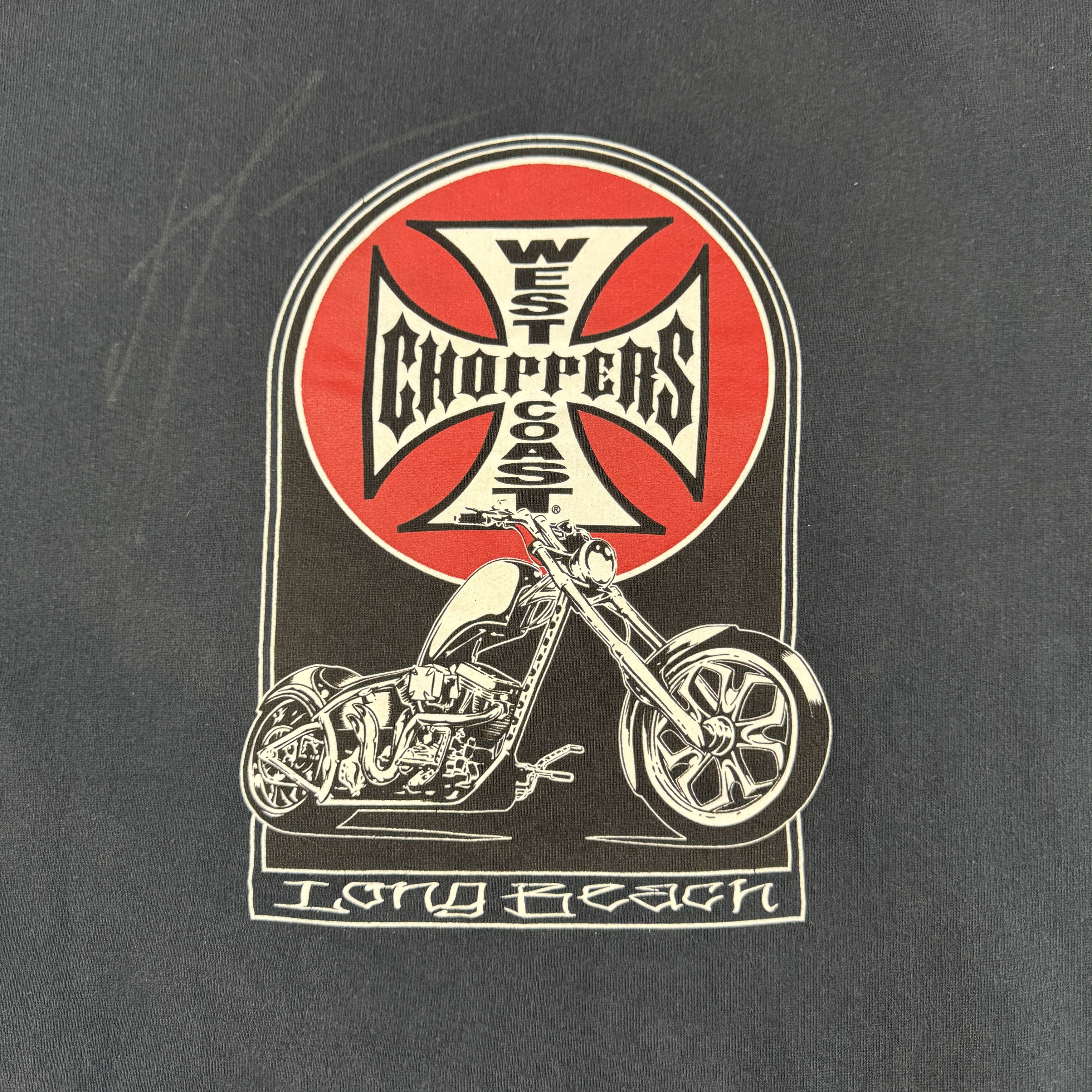 West Coast Choppers Vintage West Coast Choppers Hoodie Navy Size US XXL / EU 58 / 5 - 7 Thumbnail