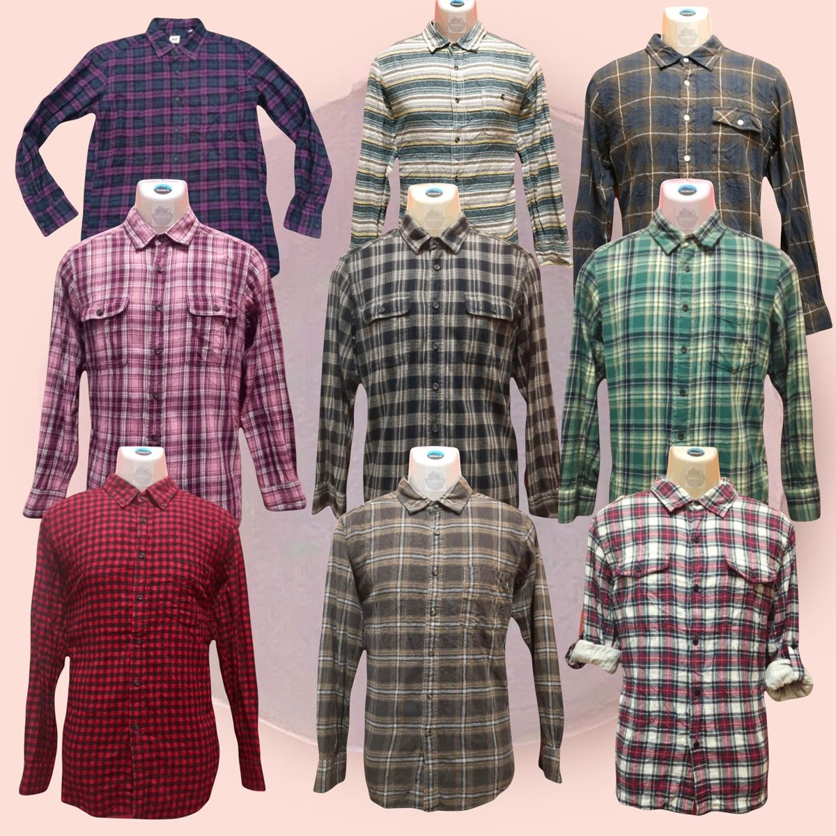 Flannel × Japanese Brand 🔥BUNDLE SALE🔥 VARIOUS 9 PIECES FLANNEL Size US M / EU 48-50 / 2 - 1 Thumbnail