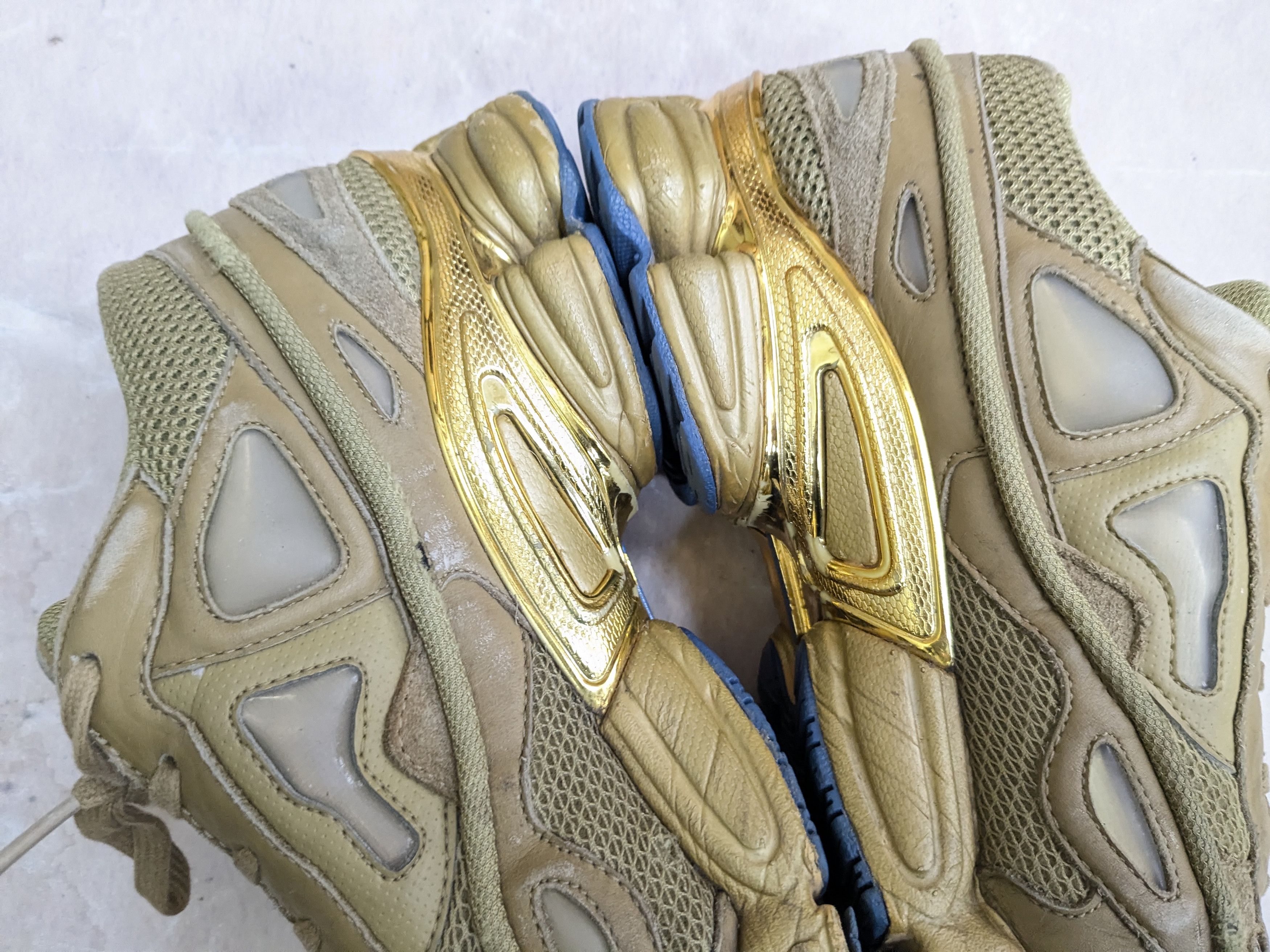 Adidas × Raf Simons Adidas Raf Simons Ozweego 2 Gold 11 Sneakers Size US 11 / EU 44 - 10 Thumbnail