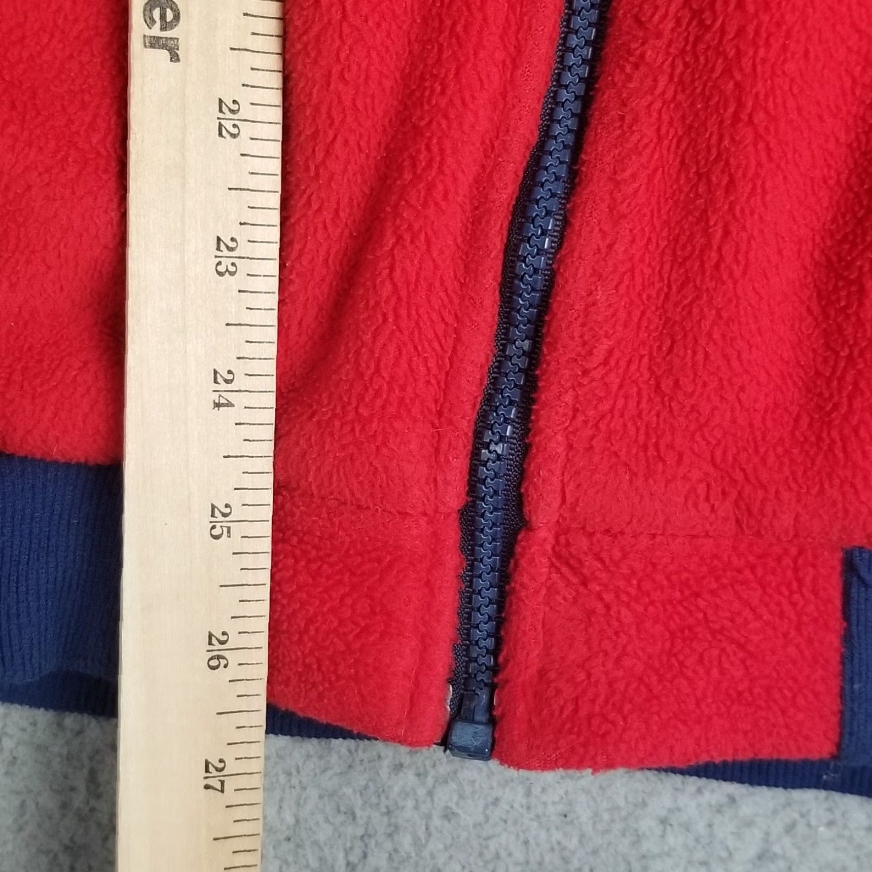 Patagonia Vintage Patagonia Fleece Jacket Red Men's Medium Full Zip USA Made 80s Size US M / EU 48-50 / 2 - 4 Thumbnail