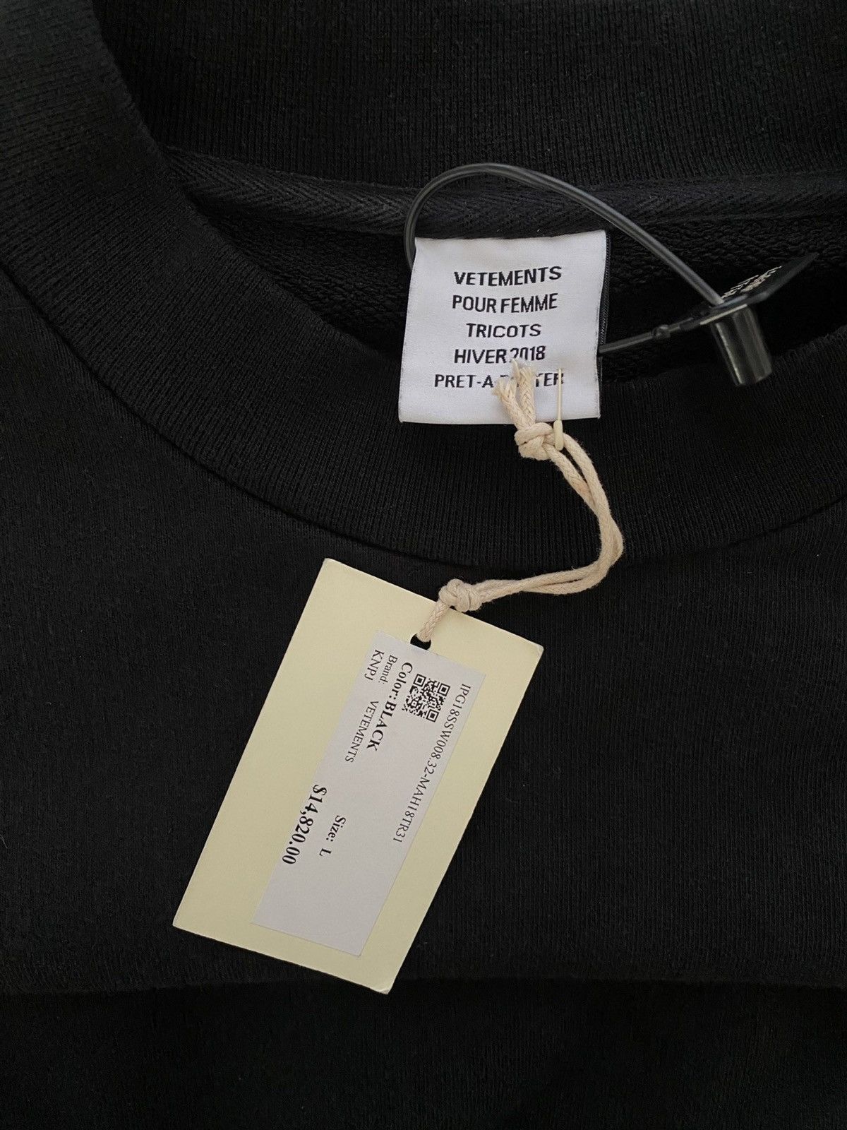 Vetements Vetements Fall17 Yankee Sweatshirt Size US L / EU 52-54 / 3 - 6 Thumbnail