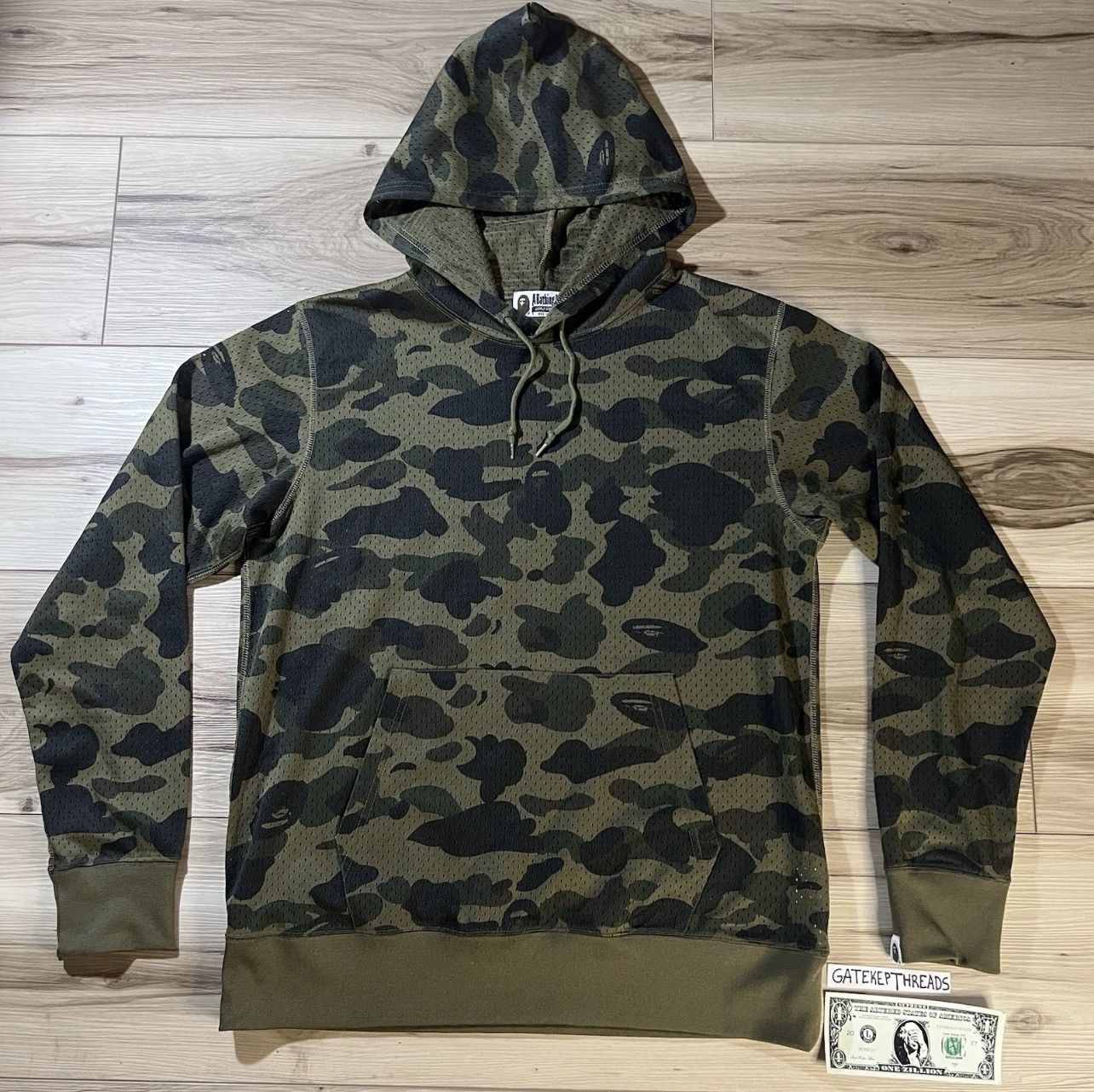 Bape Bape Camo Mesh Pullover Hoodie Size US XL / EU 56 / 4 - 1 Thumbnail