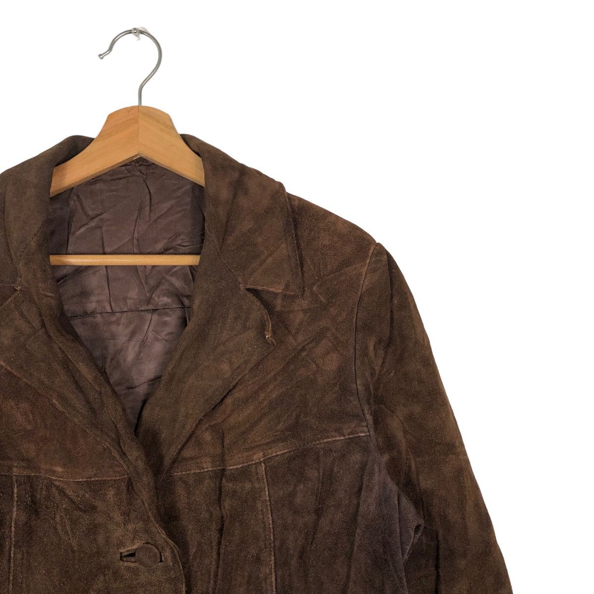 Genuine Leather 🔥90’s Vintage Genuine Leather Bomber Jacket Double Breast Size US M / EU 48-50 / 2 - 7 Thumbnail
