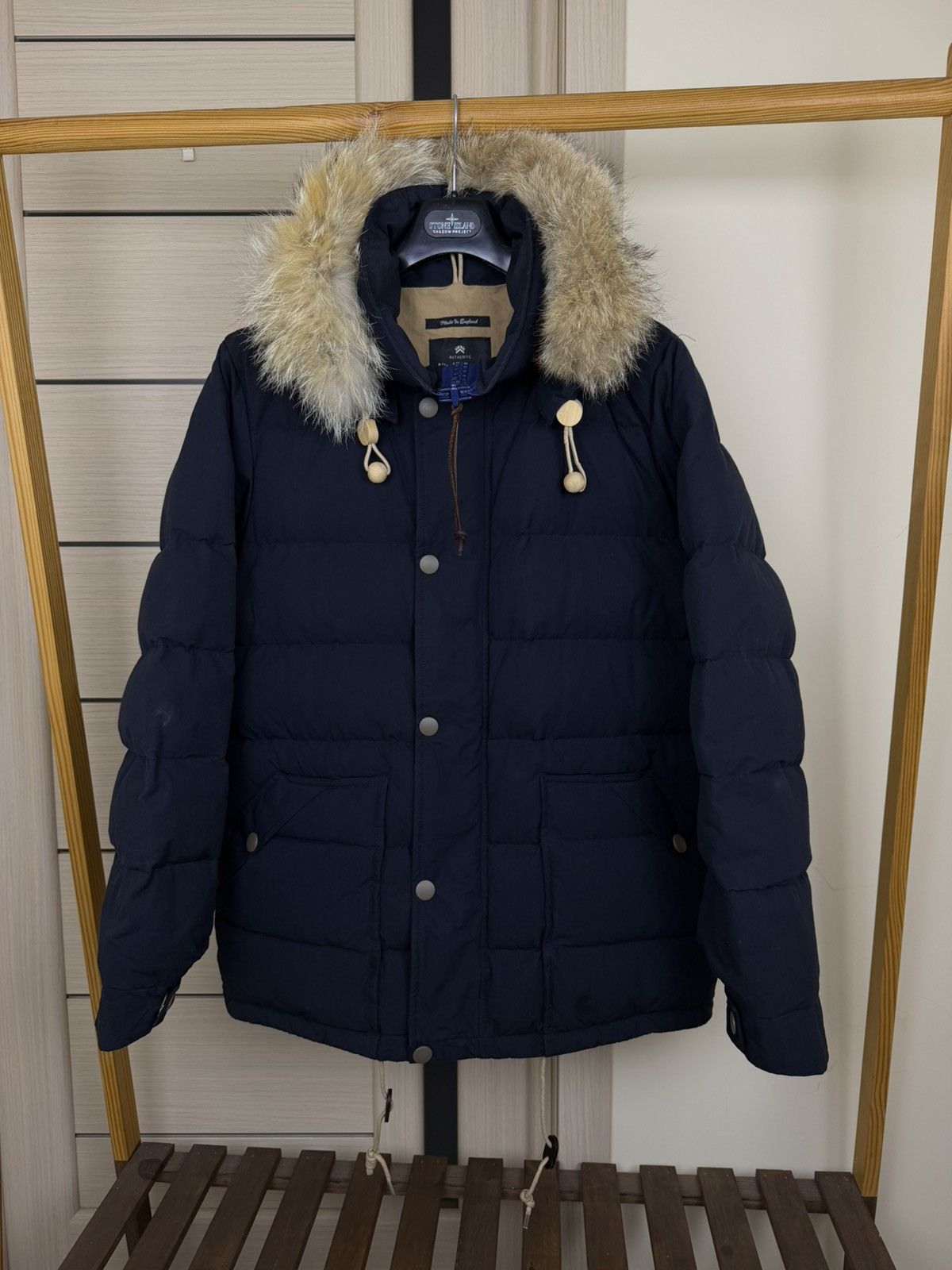 Nigel Cabourn Nigel Cabourn Down Filled Fur Hooded Puffer Jacket Size US L / EU 52-54 / 3 - 1 Thumbnail