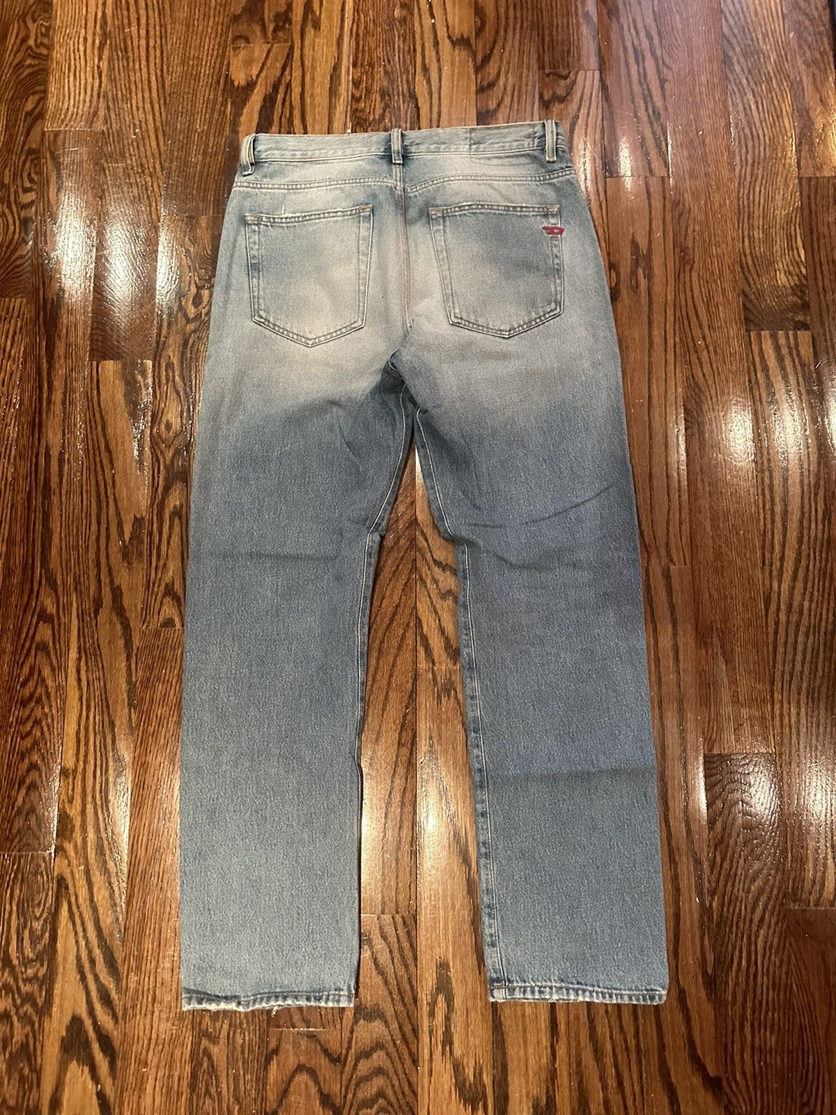 Diesel Blue Distressed Jeans Size US 31 - 4 Thumbnail