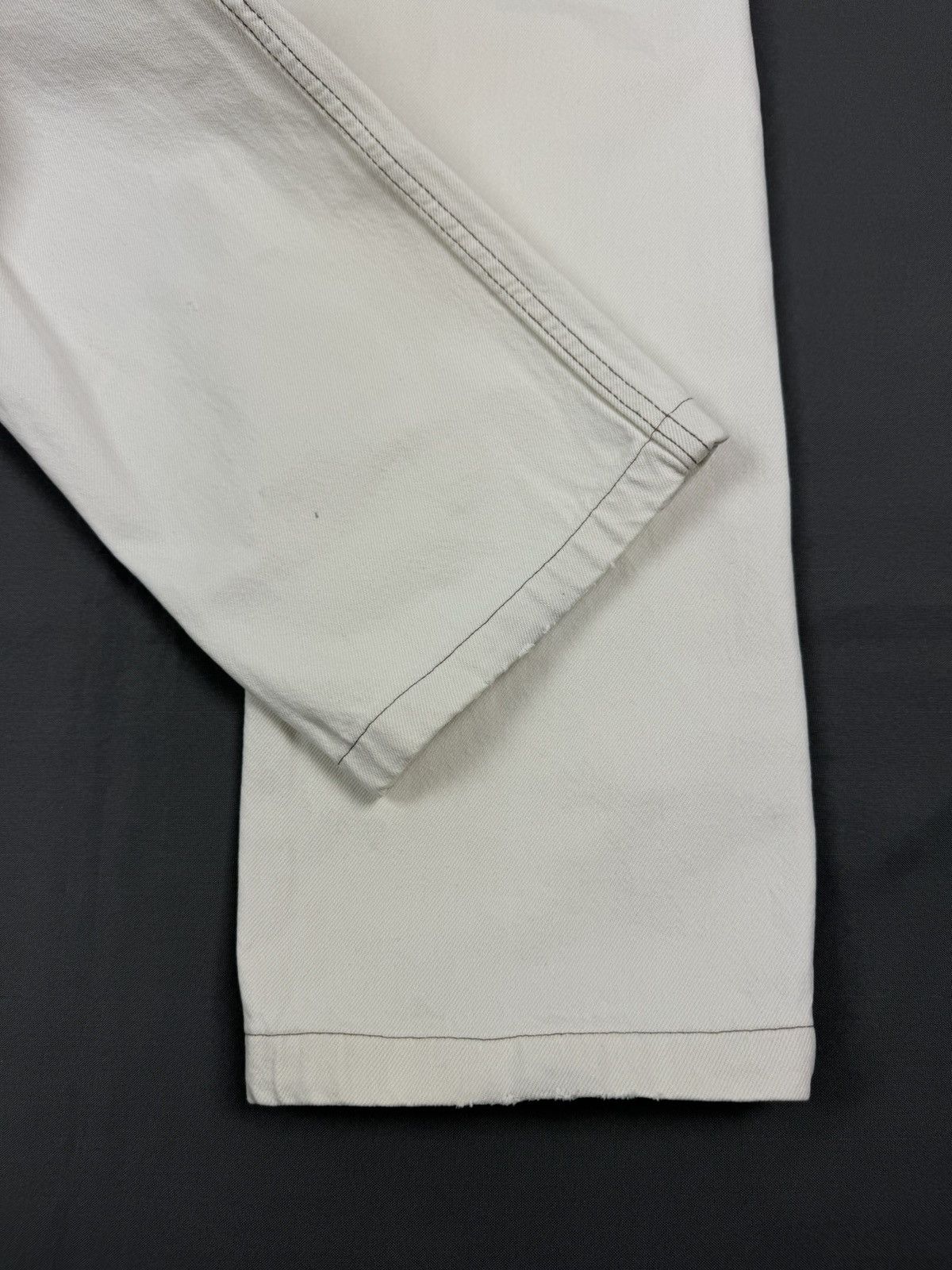Levi's 90’s Vintage Faded Levi’s 501 White Jeans Pants Made in USA Size US 38 / EU 54 - 20 Thumbnail