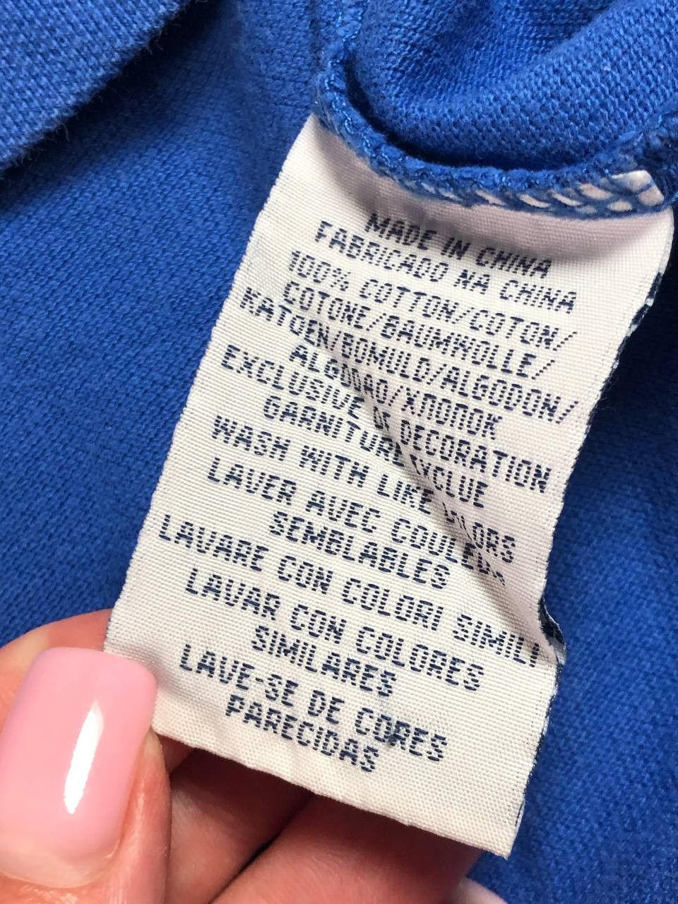 Polo Ralph Lauren Vintage Polo Ralph Lauren Oversized Blue Polo Size L Size US L / EU 52-54 / 3 - 6 Thumbnail