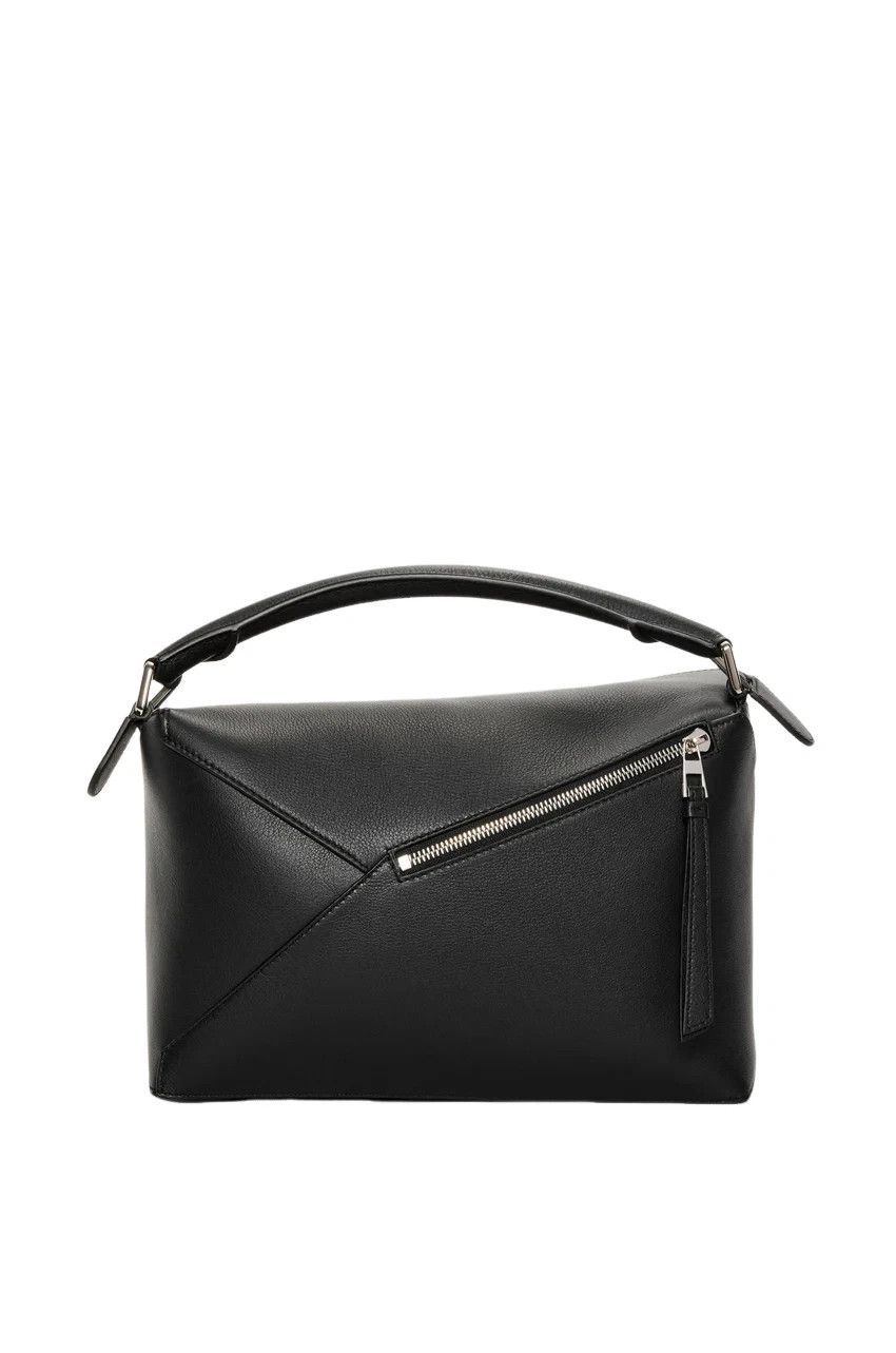 Loewe LOEWE Puzzle Medium Edge Black Leather Handbag New Size ONE SIZE - 4 Thumbnail