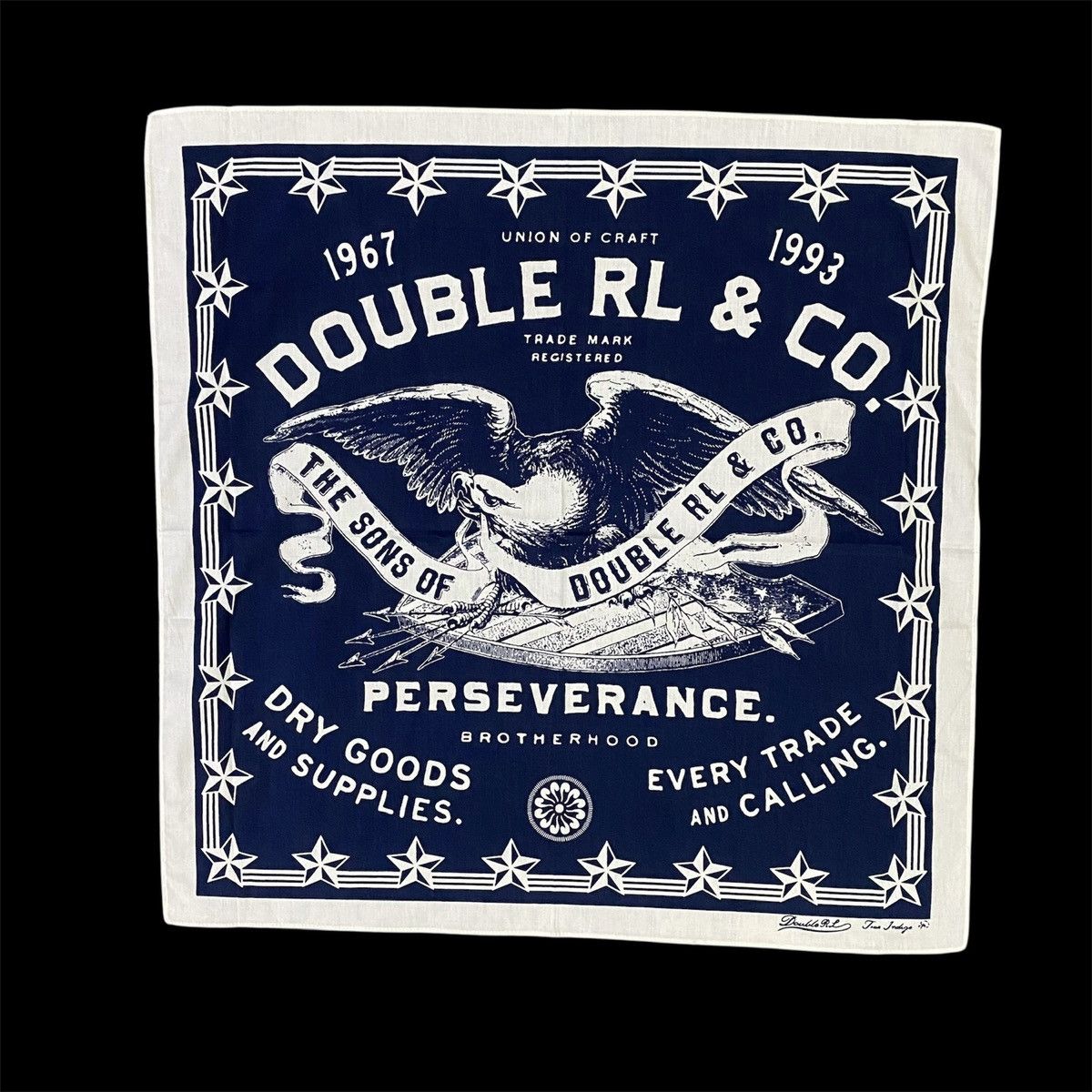RRL Ralph Lauren ‼️LAST DROP‼️ RRL Bandana True Indigo Blue Size ONE SIZE - 1 Thumbnail