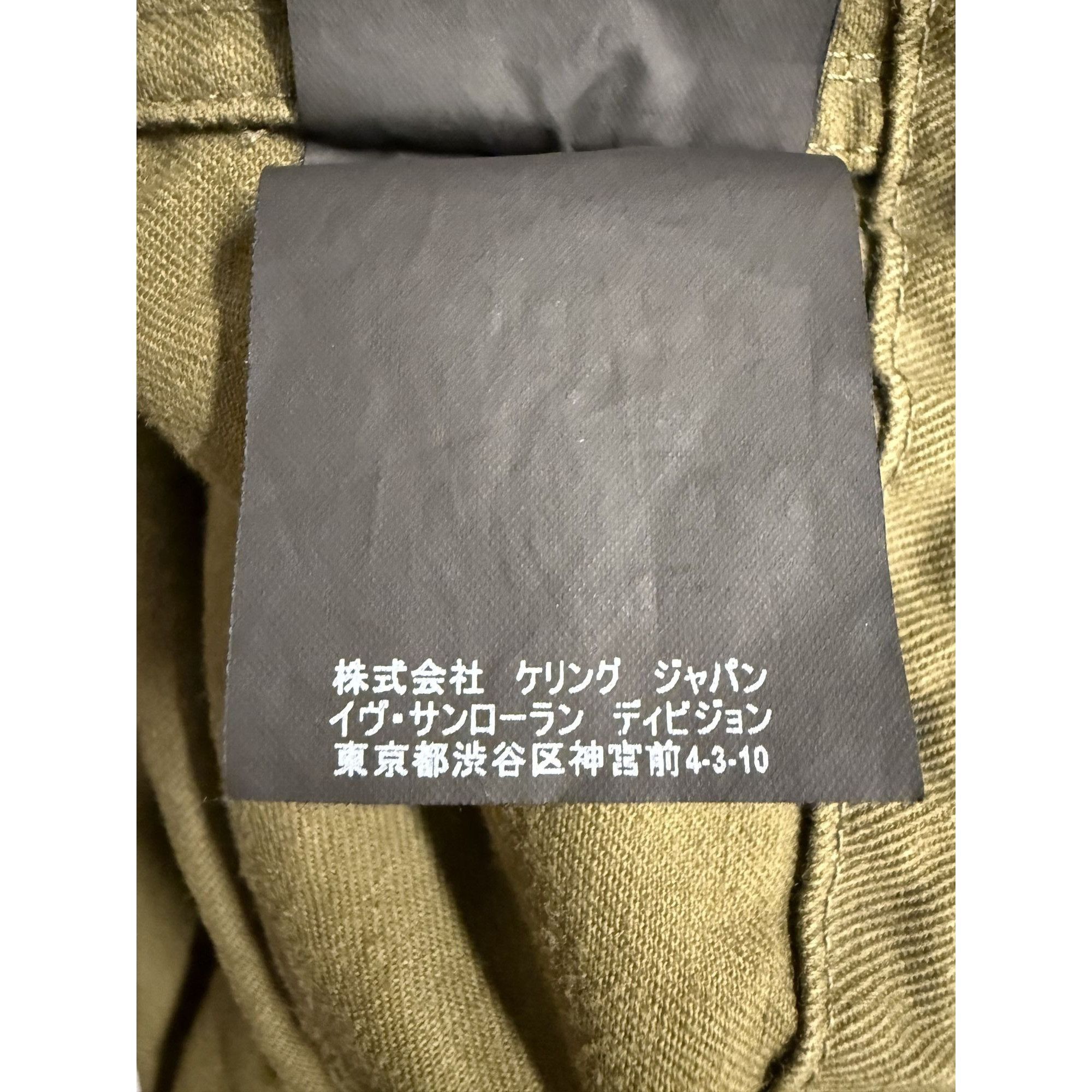 Saint Laurent Paris Saint Laurent Olive Green Military Jacket Size 44 Made In It Size M / US 6-8 / IT 42-44 - 9 Thumbnail
