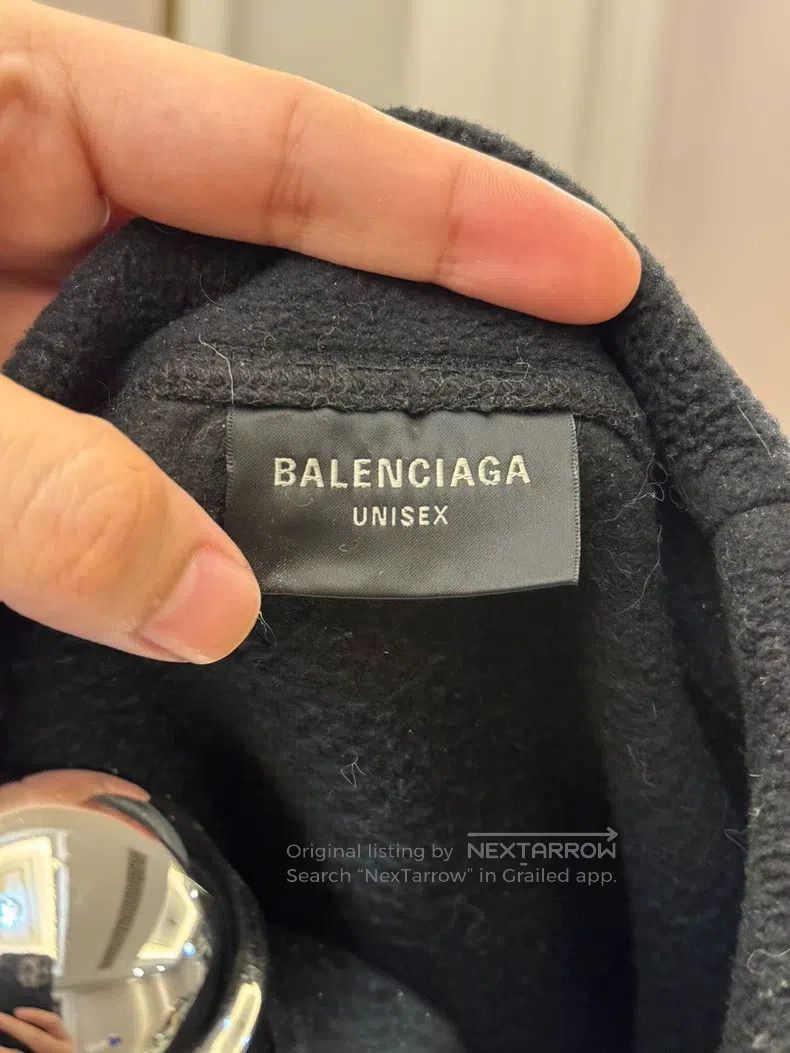 Balenciaga Balenciaga Fleece Sweatshirt, Size M Size US M / EU 48-50 / 2 - 2 Thumbnail