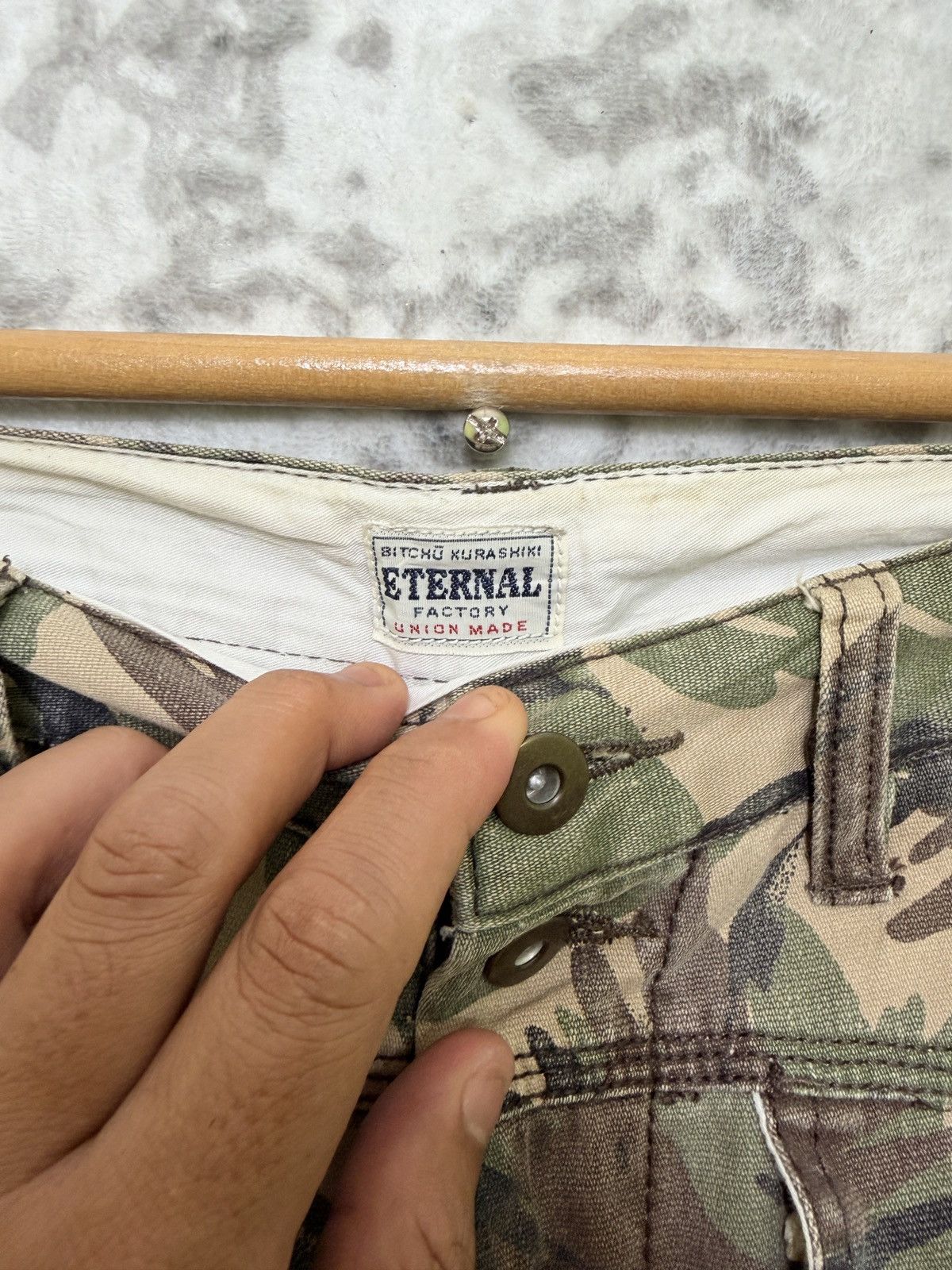Kapital Vintage Eternal DPM Camo Cargo Pants Drawstring Utility Size US 32 / EU 48 - 8 Thumbnail
