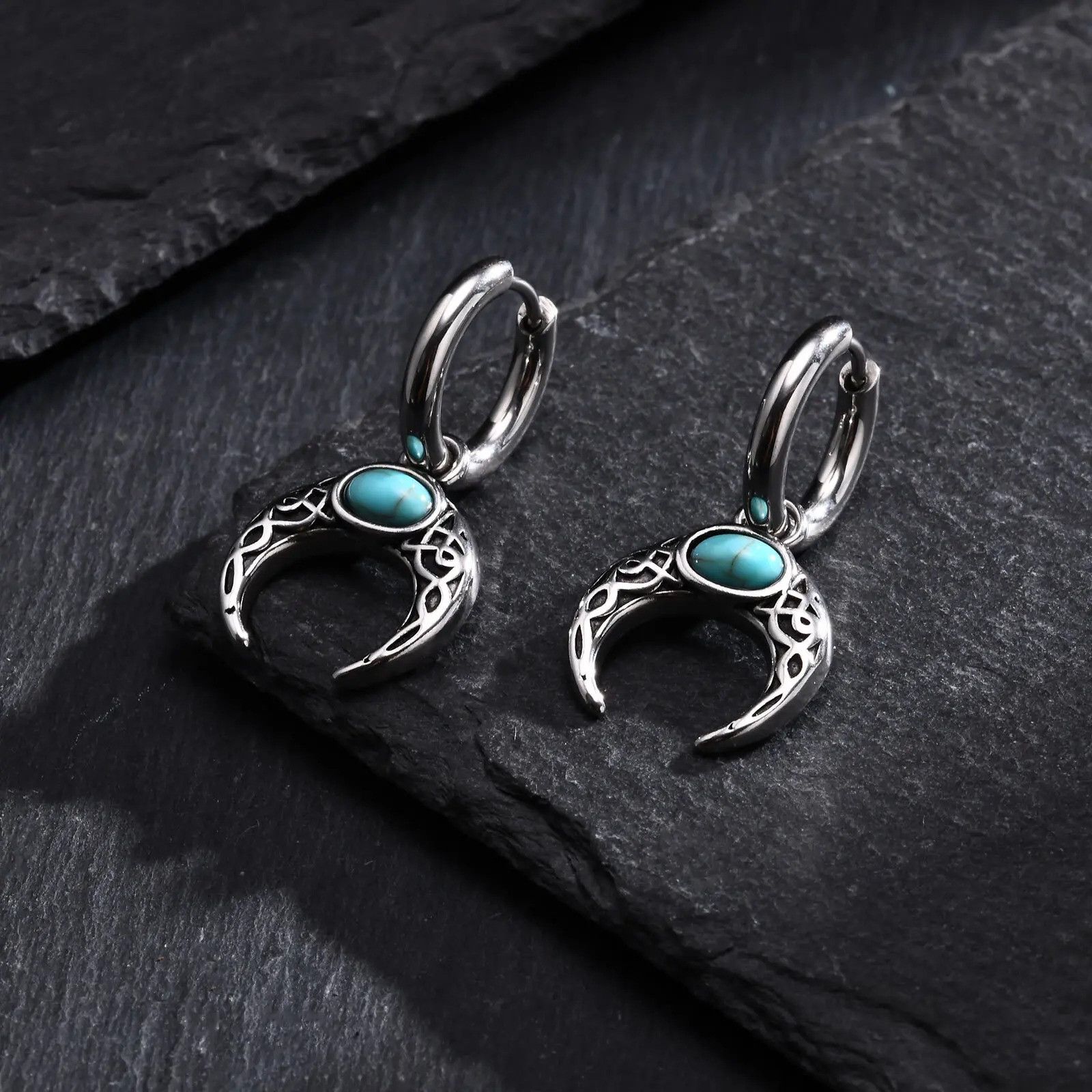 Japanese Brand × Vintage 1Pair Moon Earrings Size ONE SIZE - 5 Thumbnail