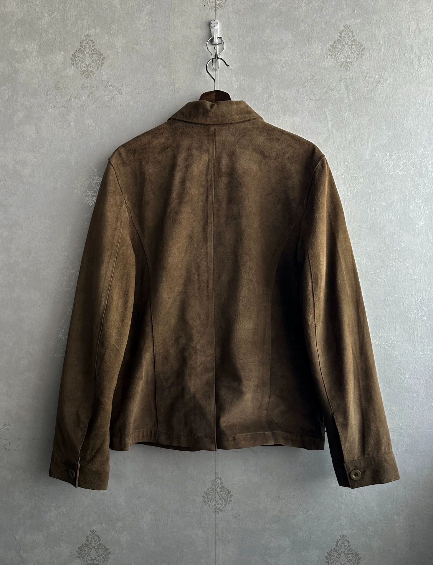 Helmut Lang Helmut Lang Suede Four-Pocket Jacket Size US M / EU 48-50 / 2 - 2 Thumbnail