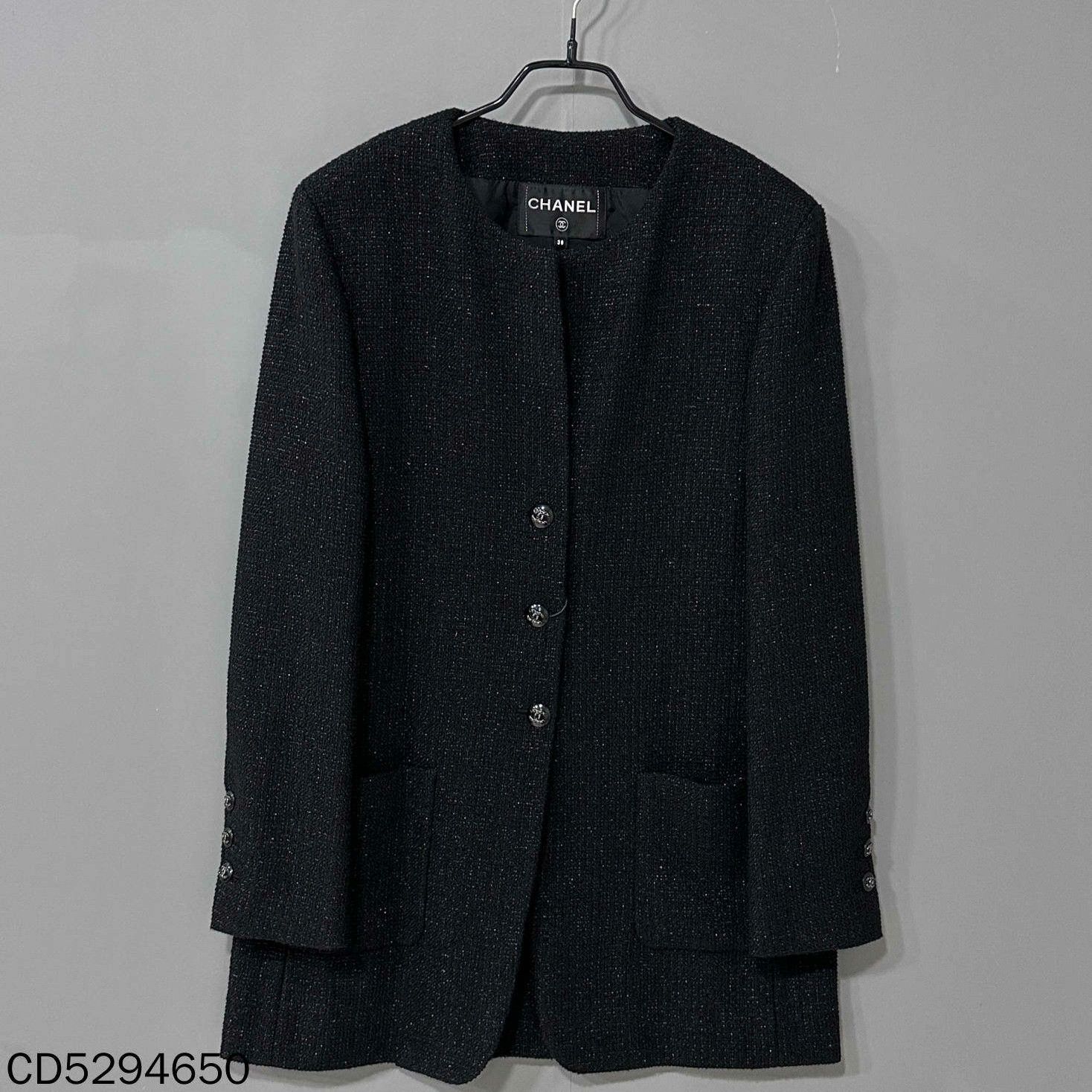 Chanel Chanel Black Coat it_38 Women Size XS / US 0-2 / IT 36-38 - 1 Thumbnail