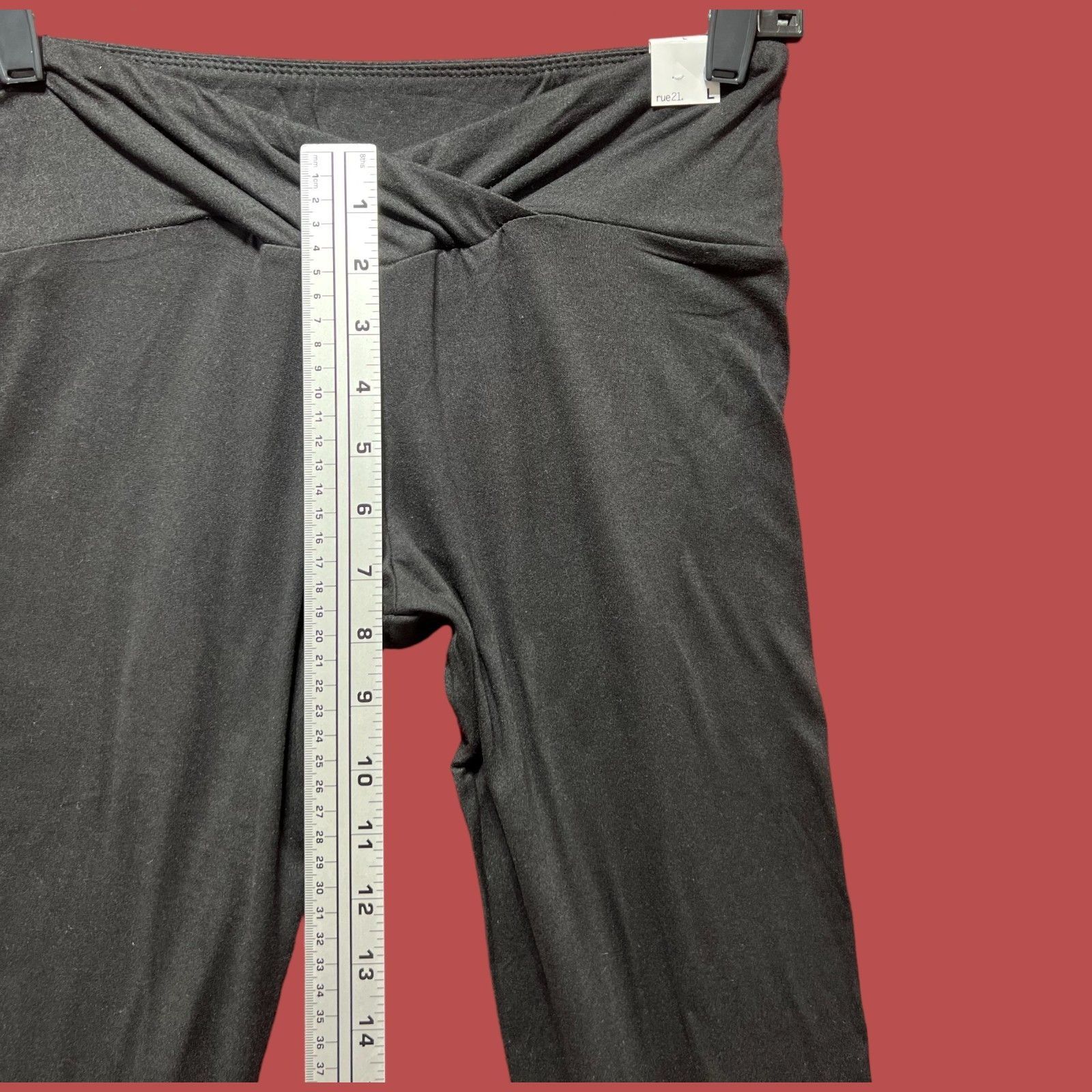 rue21 Rue 21 - Women's Smooth Stretch Leggings - Black - Large Size 26" / US 2 / IT 38 - 5 Thumbnail