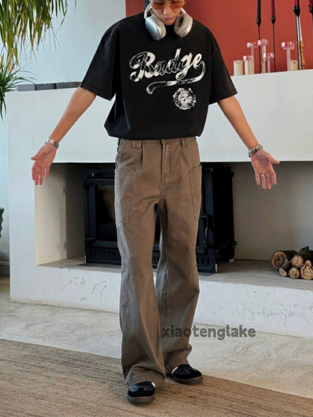 Designer × Japanese Brand × Vintage utility washed faded workwear cargo baggy pants Size US 30 / EU 46 - 1 Thumbnail