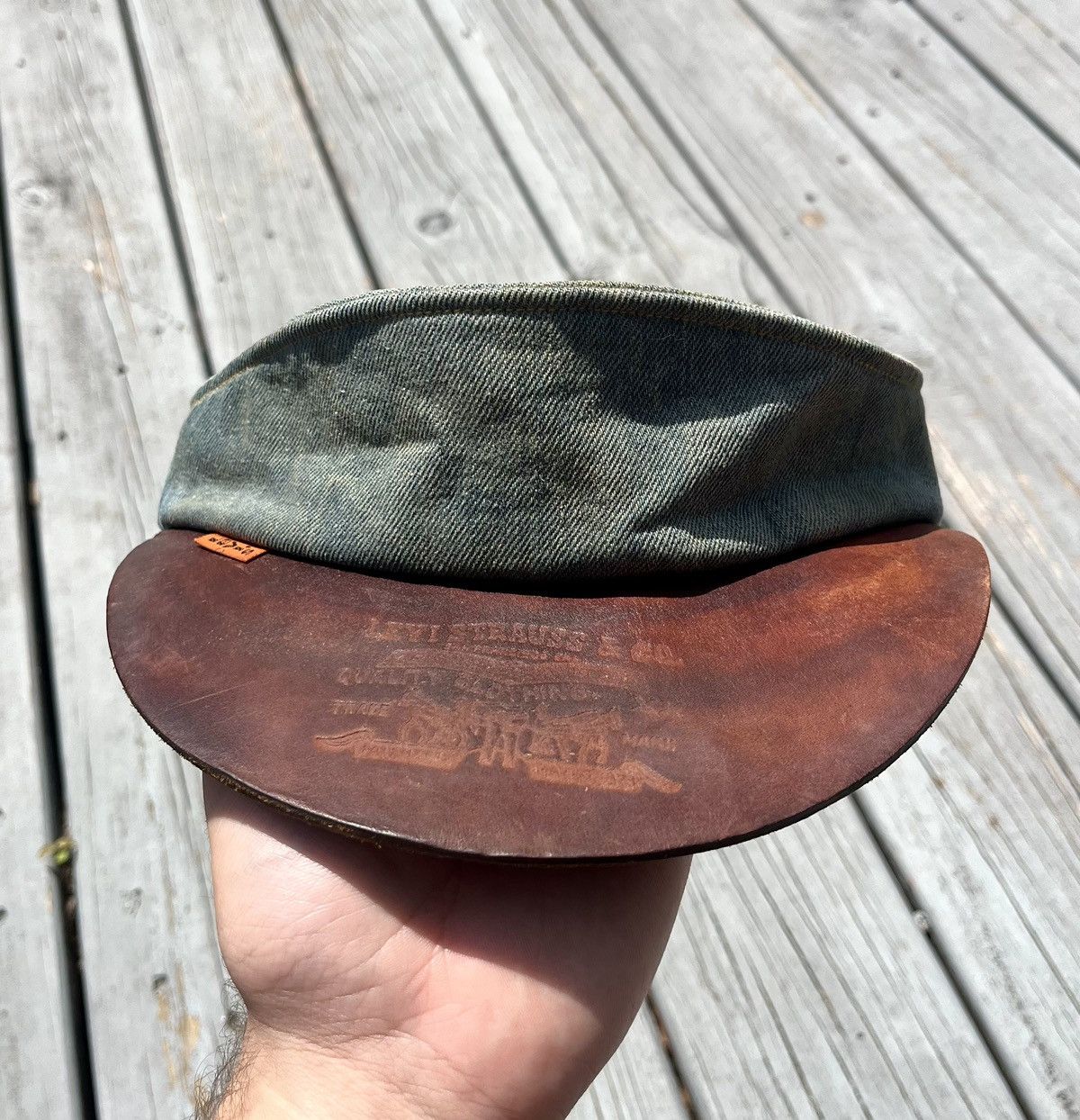 Vintage Levis 70s Newsboy Hat Vintage Levi's Orange Tab Engineer
