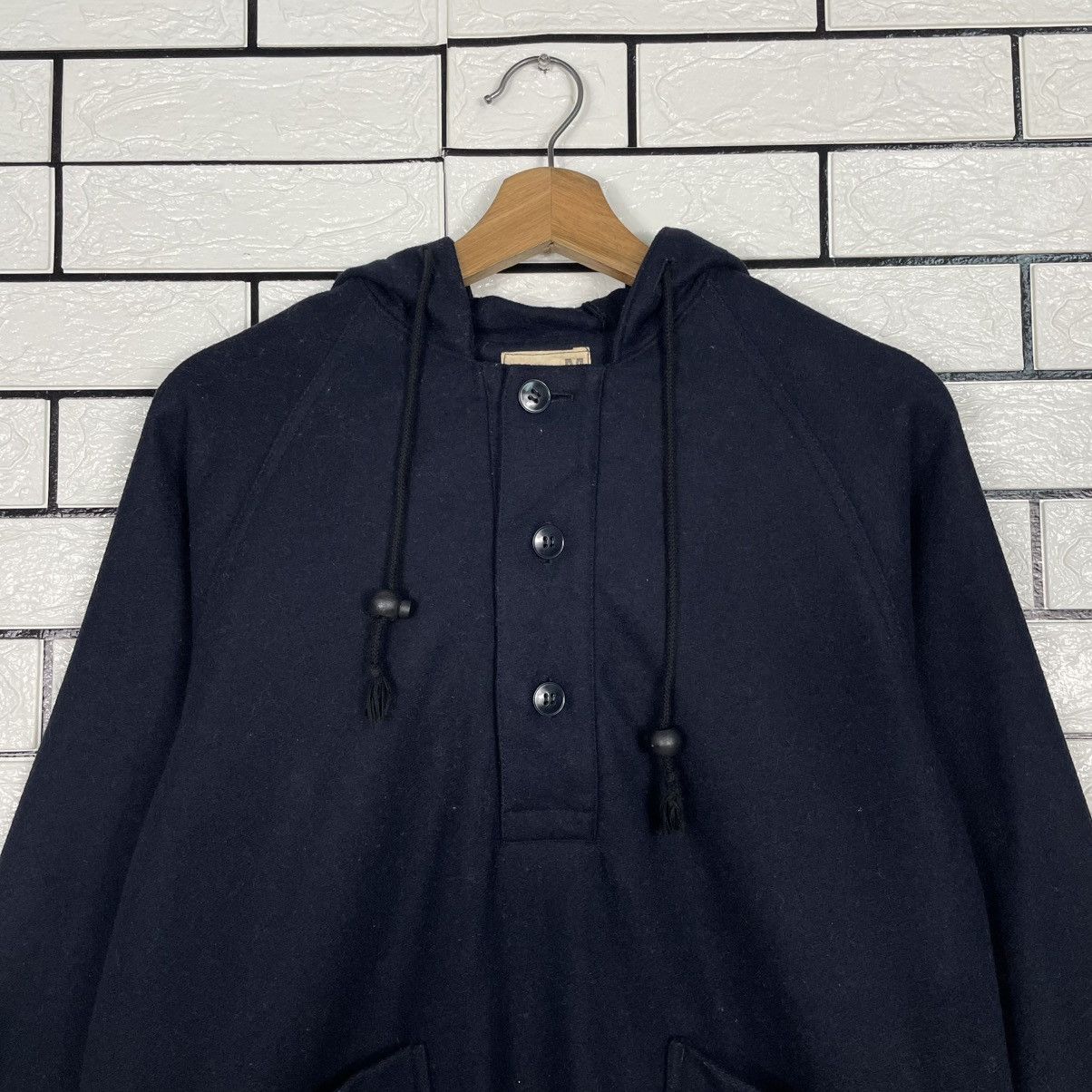 Other Something Wool Anorak Hoodie Coat Made In France Size M / US 6-8 / IT 42-44 - 11 Thumbnail