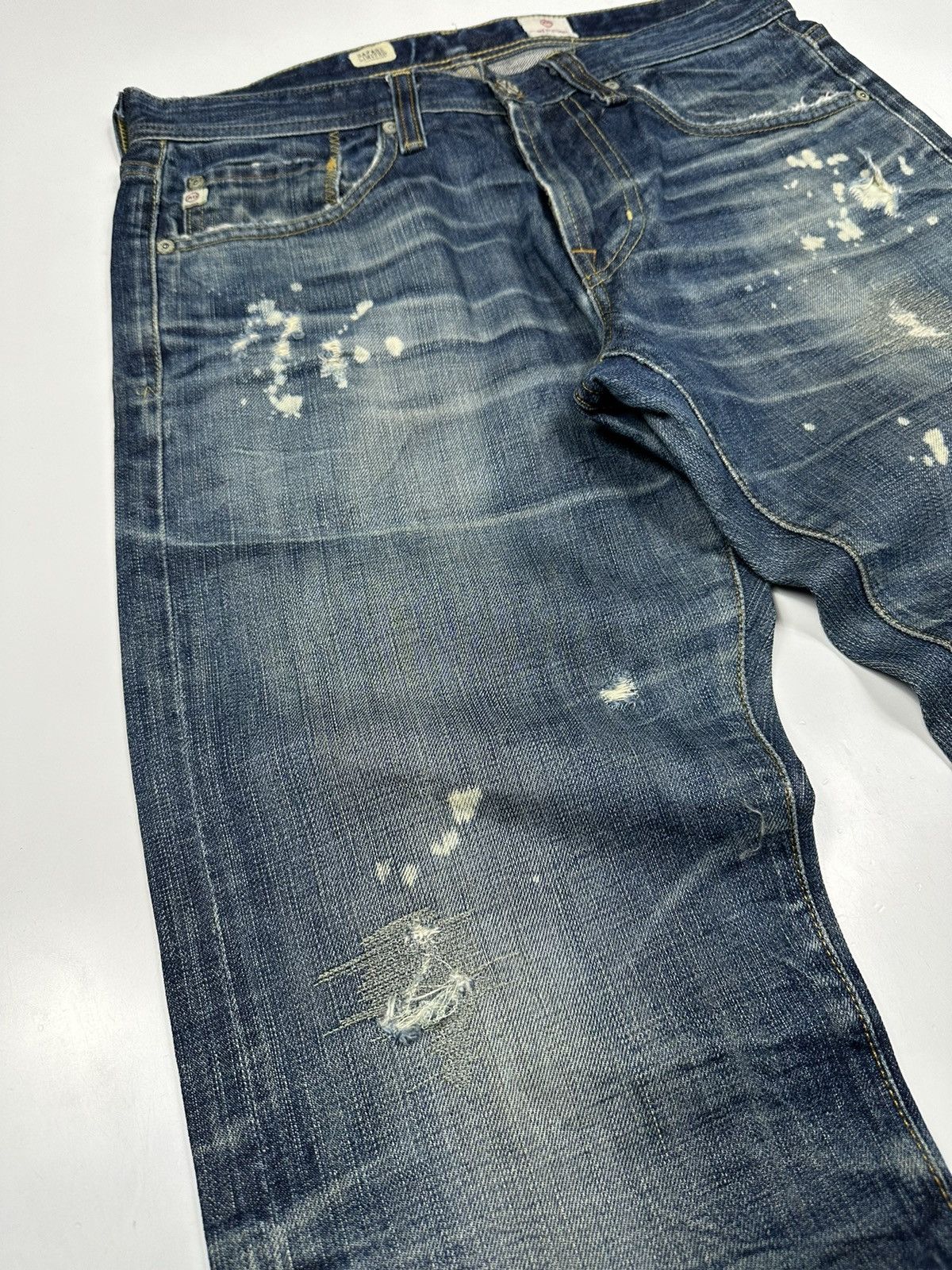 AG Adriano Goldschmied Adriano Goldschmied Safari Limited Tambourined Denim Jeans Size US 30 / EU 46 - 7 Thumbnail