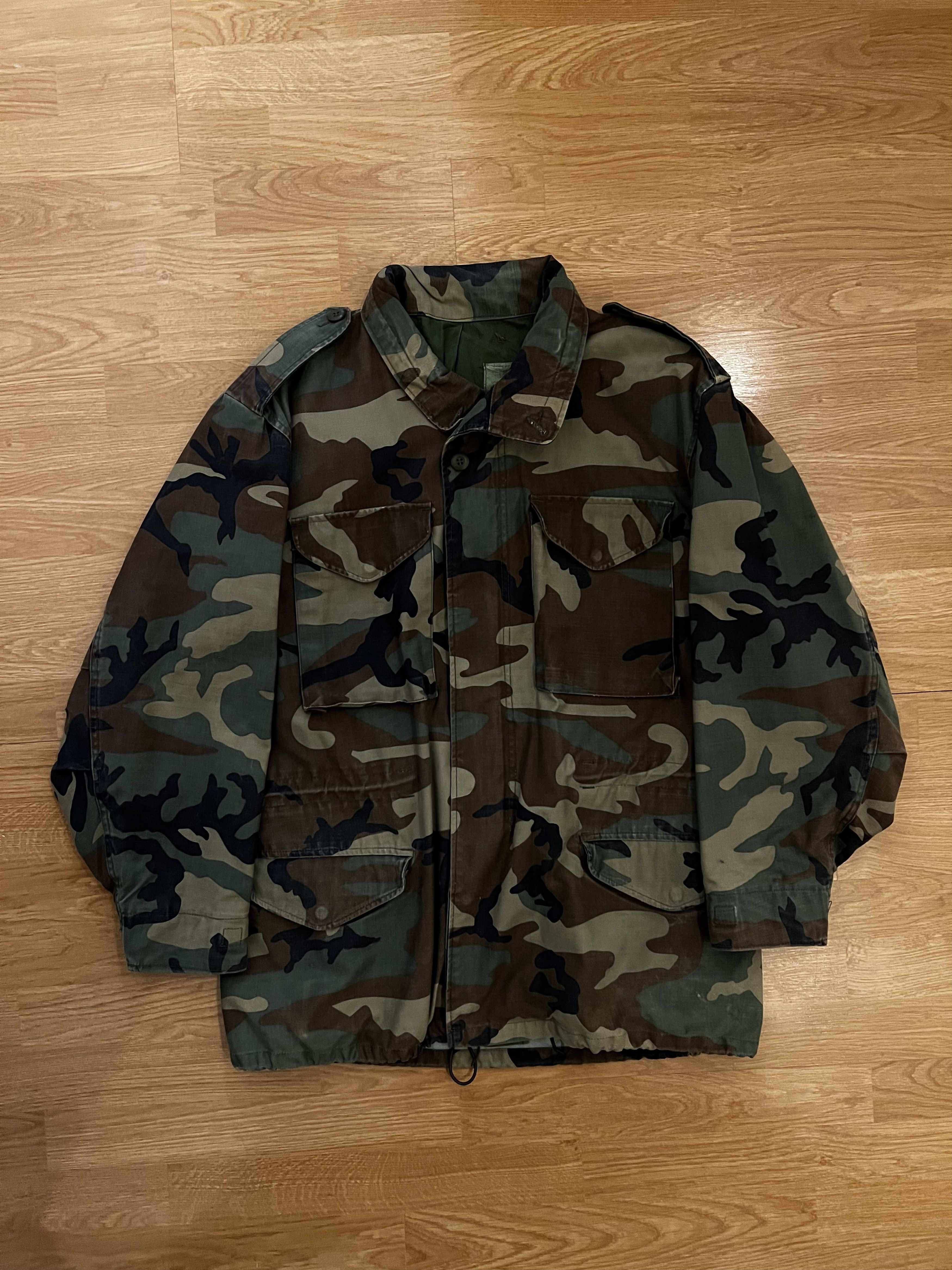 Other Original Camouflage M65 US Military Army Field Jacket Size US L / EU 52-54 / 3 - 5 Thumbnail