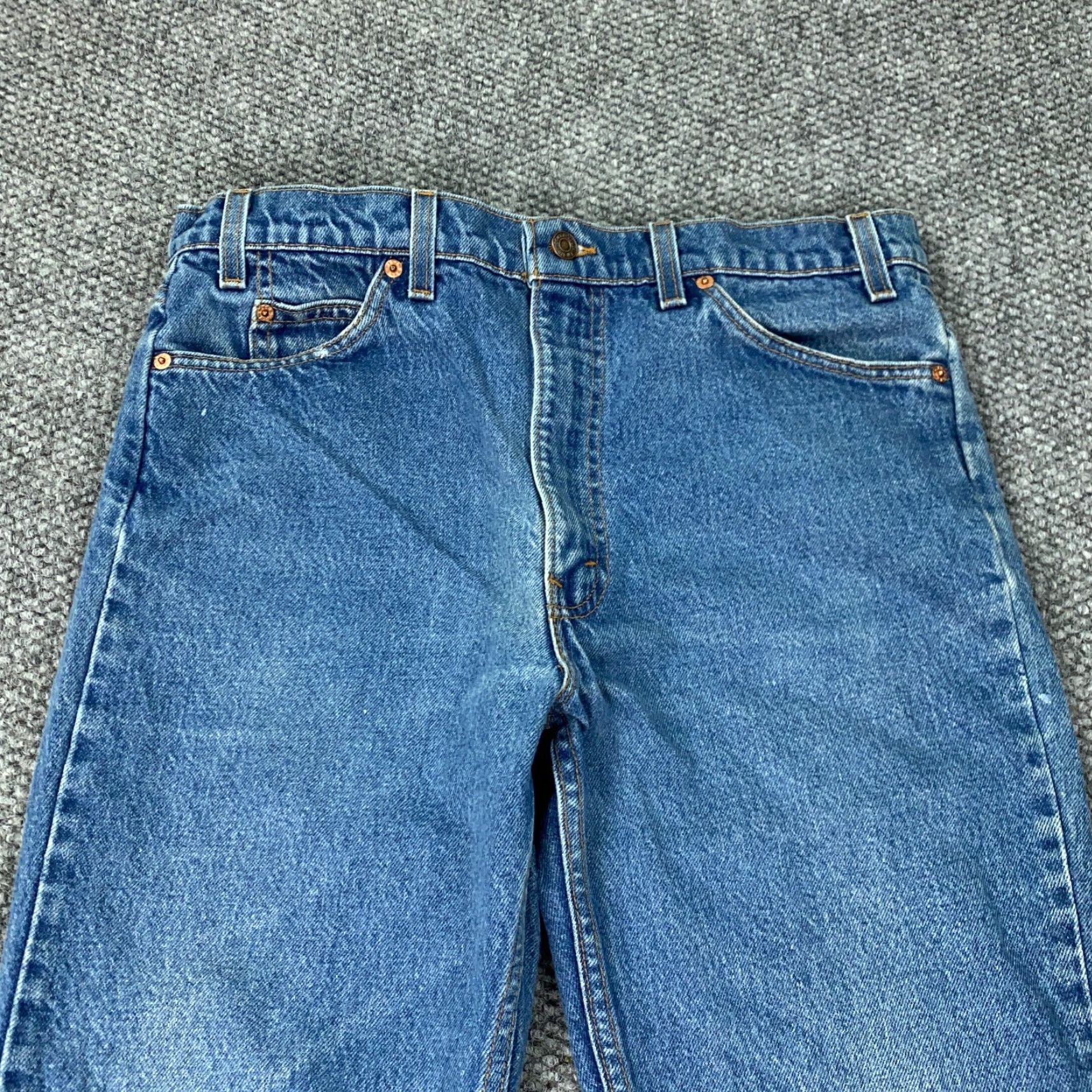 Levi's VINTAGE Levi's 517 Jeans Mens 36x28 Denim Bootcut Distressed 90s USA Size US 34 / EU 50 - 2 Thumbnail