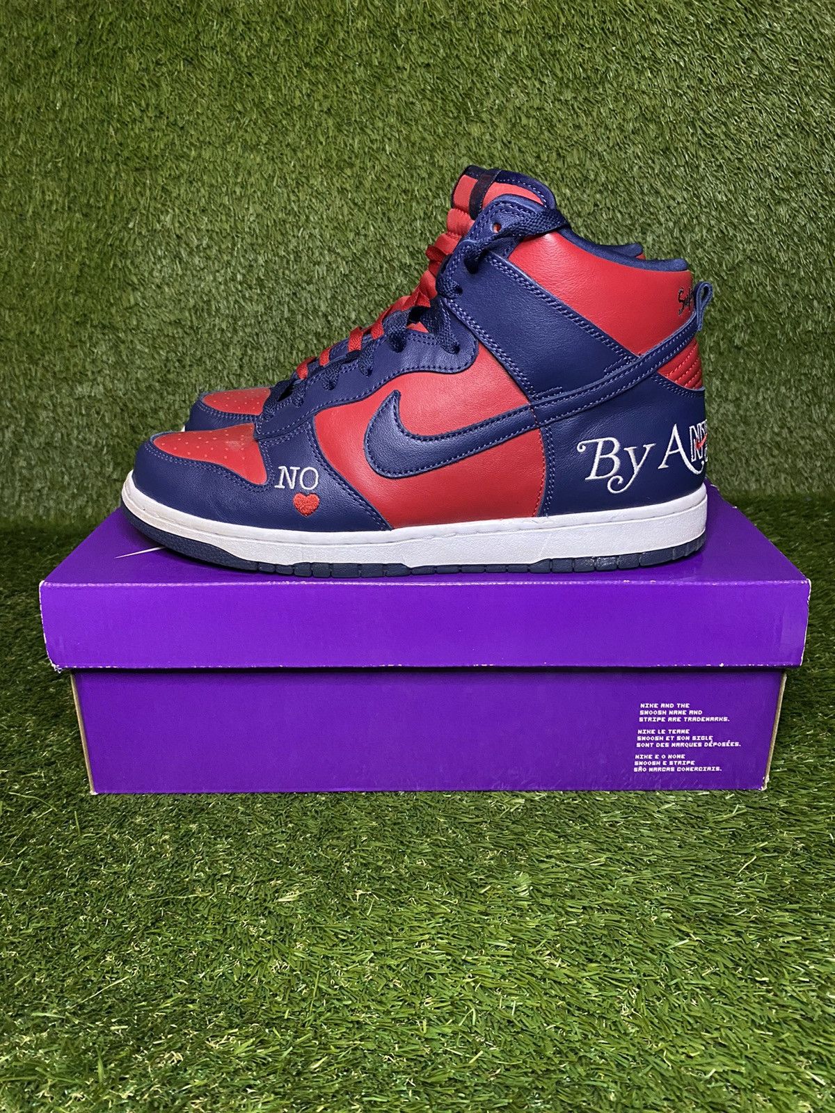 Nike Dunk High SB x Supreme 'by any means'