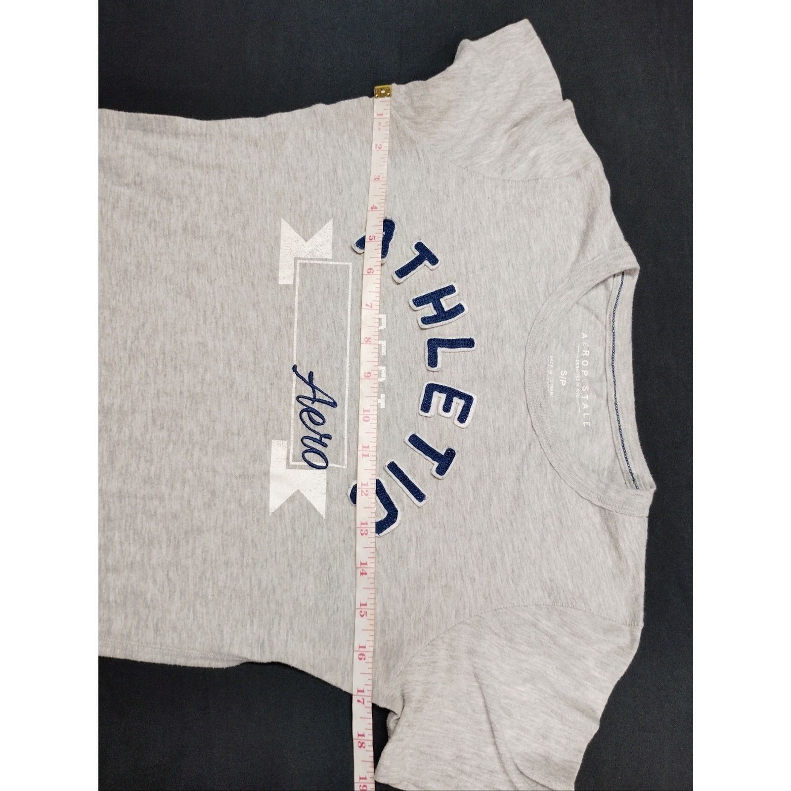 Aeropostale Athletic Dept. Women's Gray Graphic Tee Size S / US 4 / IT 40 - 4 Thumbnail