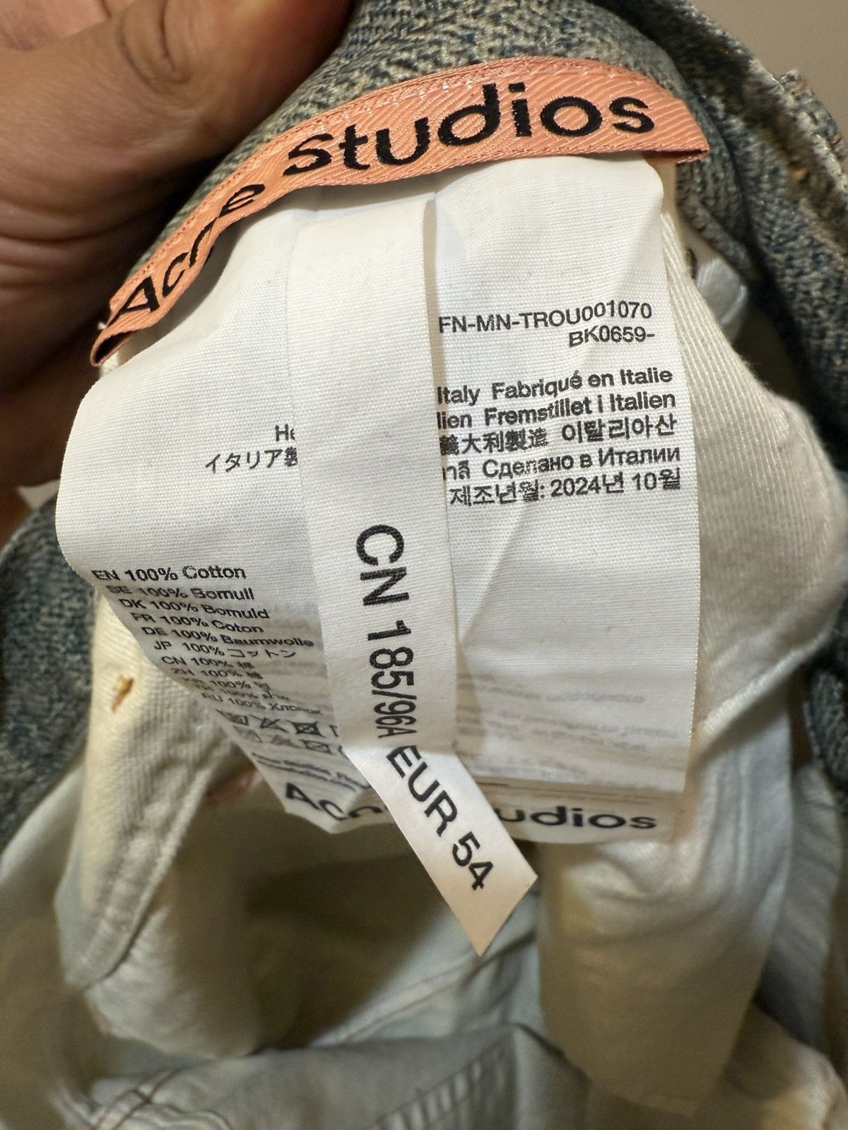 Acne Studios Acne Studio 2006 Trompe Kawaii Chain Jeans Size US 36 / EU 52 - 11 Thumbnail