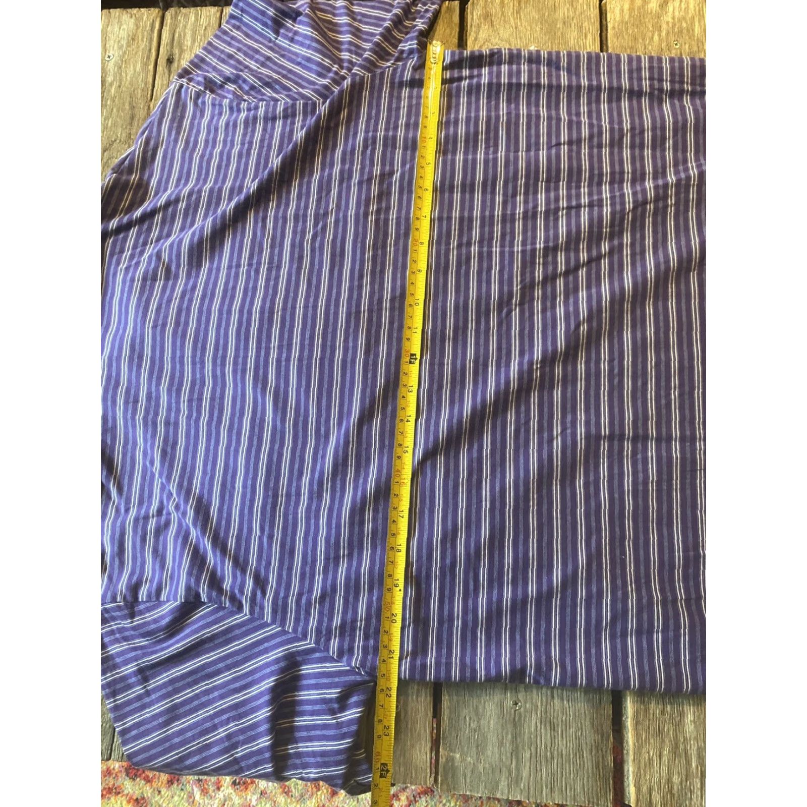 Footjoy FootJoy 1857 Polo Shirt Men L Purple Striped Supima Cotton Spandex Golf Polo Shirt L Size US L / EU 52-54 / 3 - 7 Thumbnail